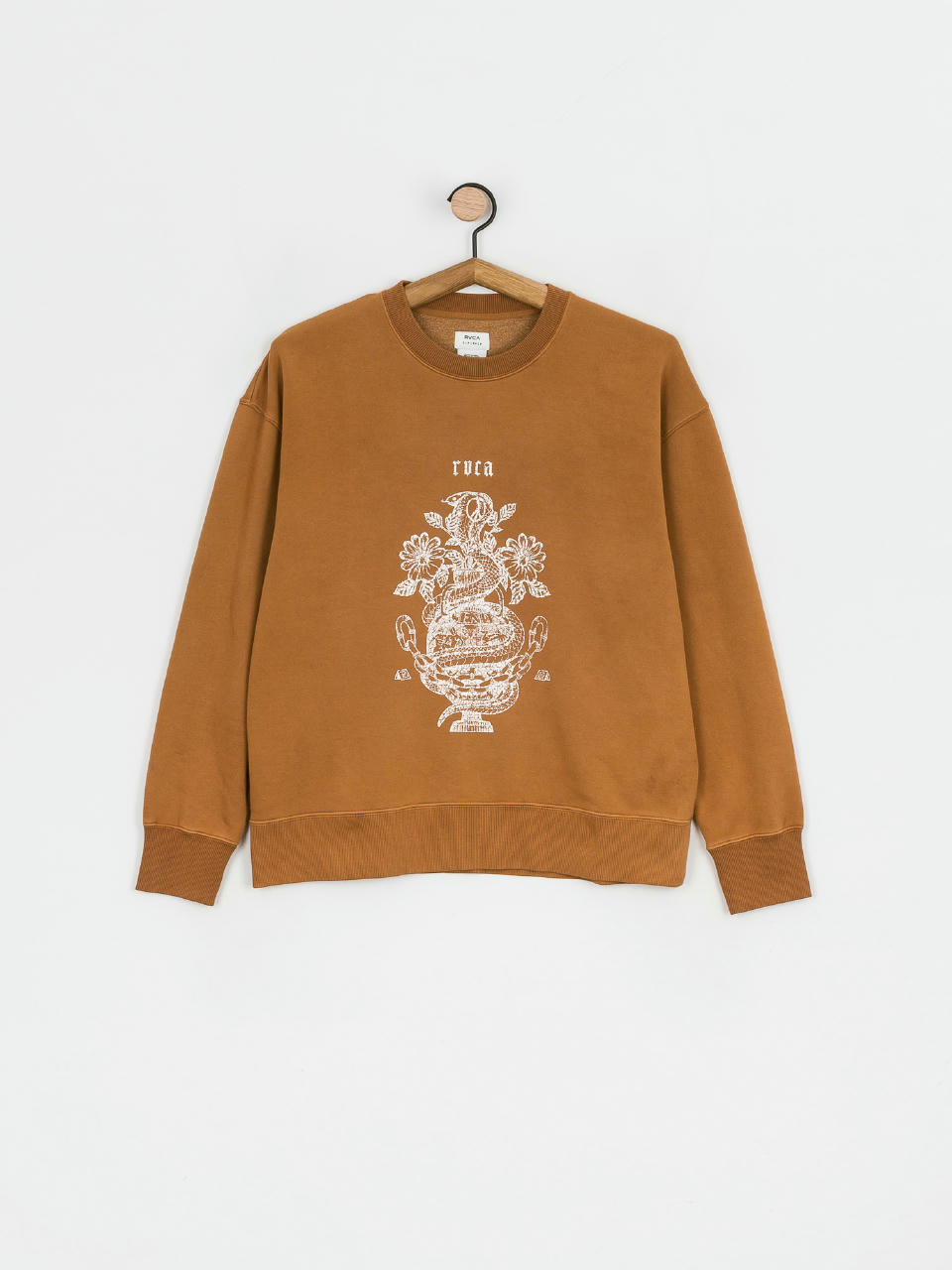 Bluza RVCA Benj Snake Crew Wmn (camel)