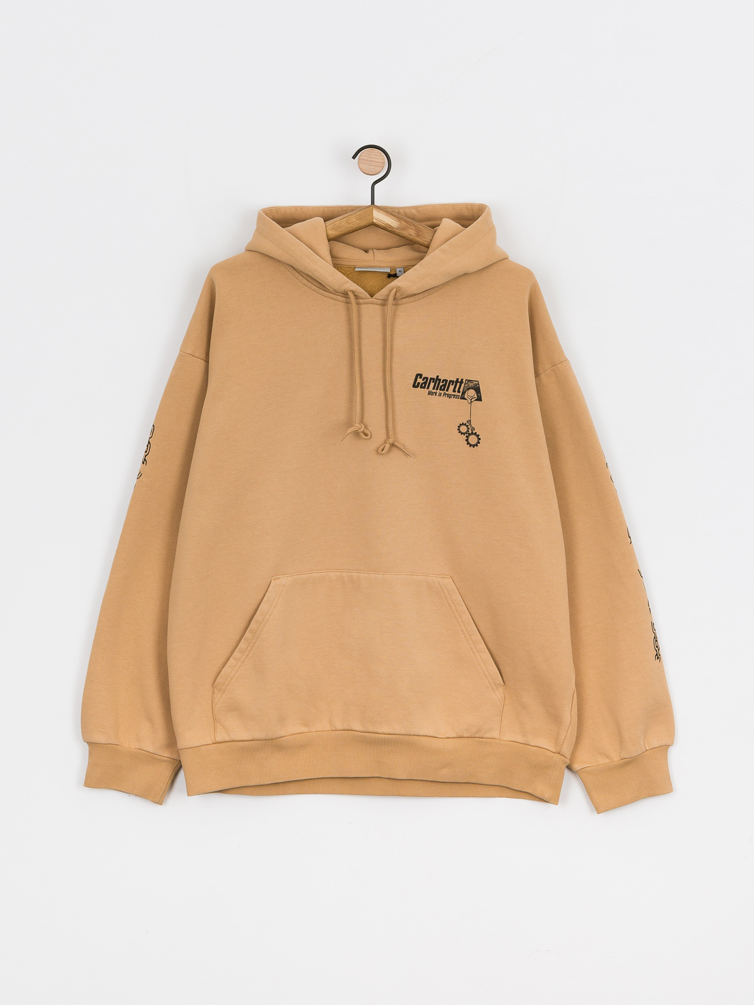 Bluza z kapturem Carhartt WIP Scramble HD (dusty h brown/black)