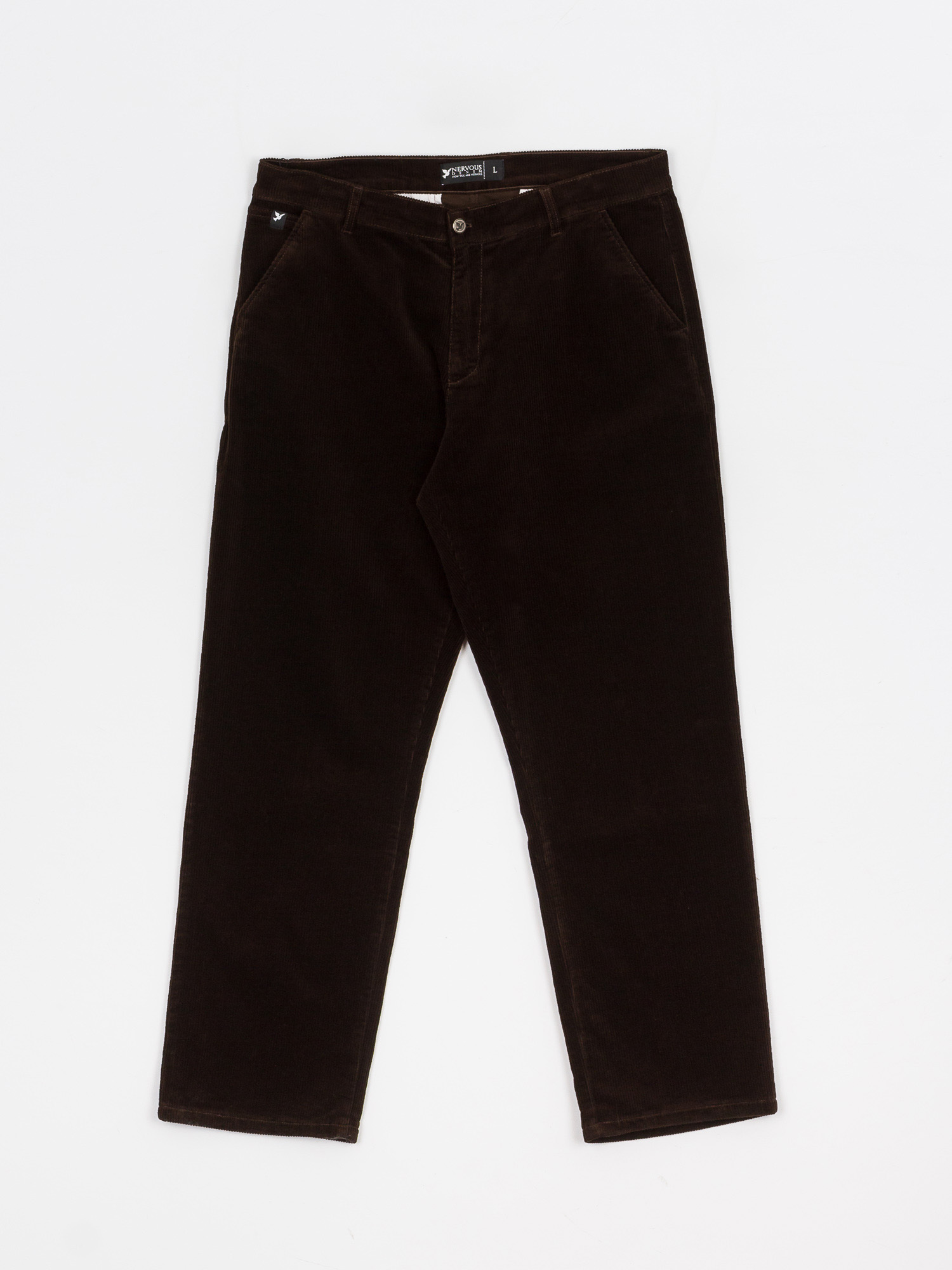 Spodnie Nervous Cord (dark brown)