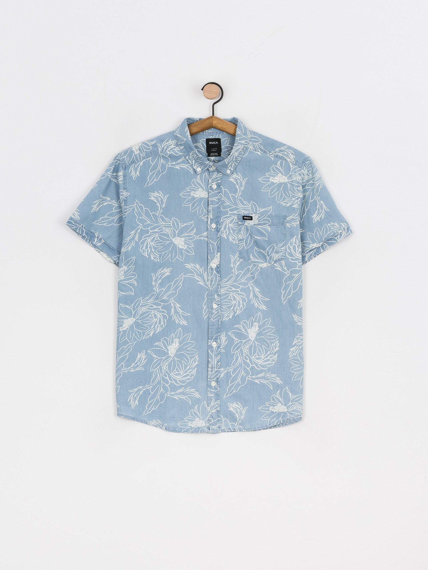 Koszula RVCA Hastings Floral Ls (denim)