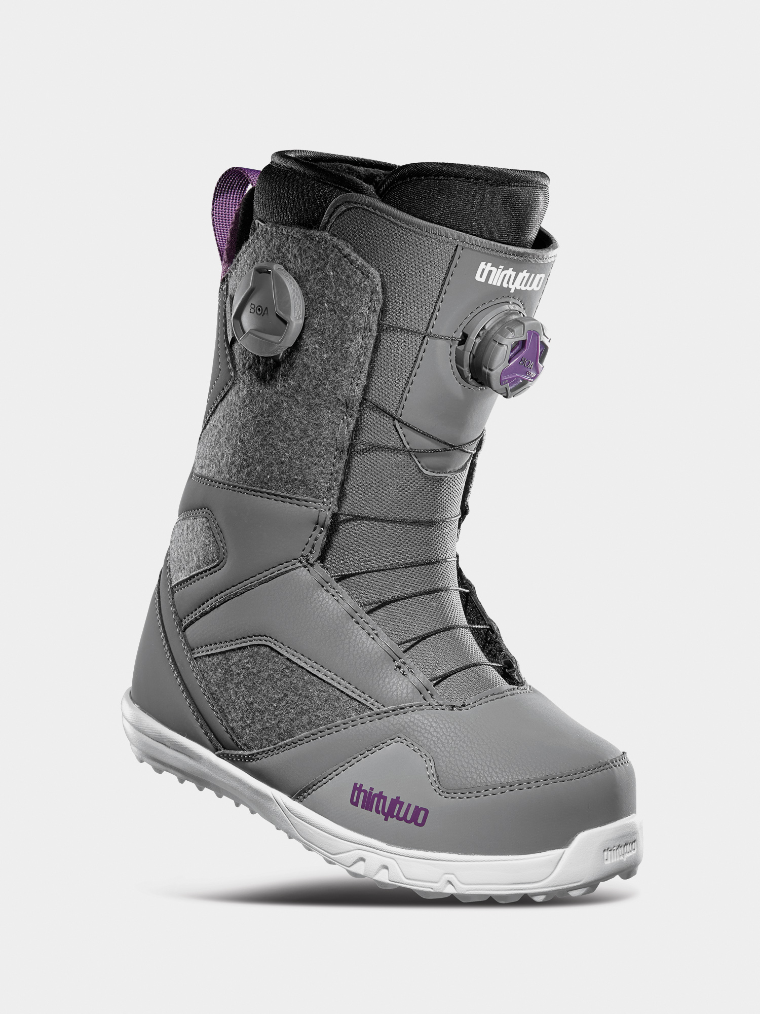 Damskie Buty snowboardowe ThirtyTwo Stw Double Boa (grey/purple)