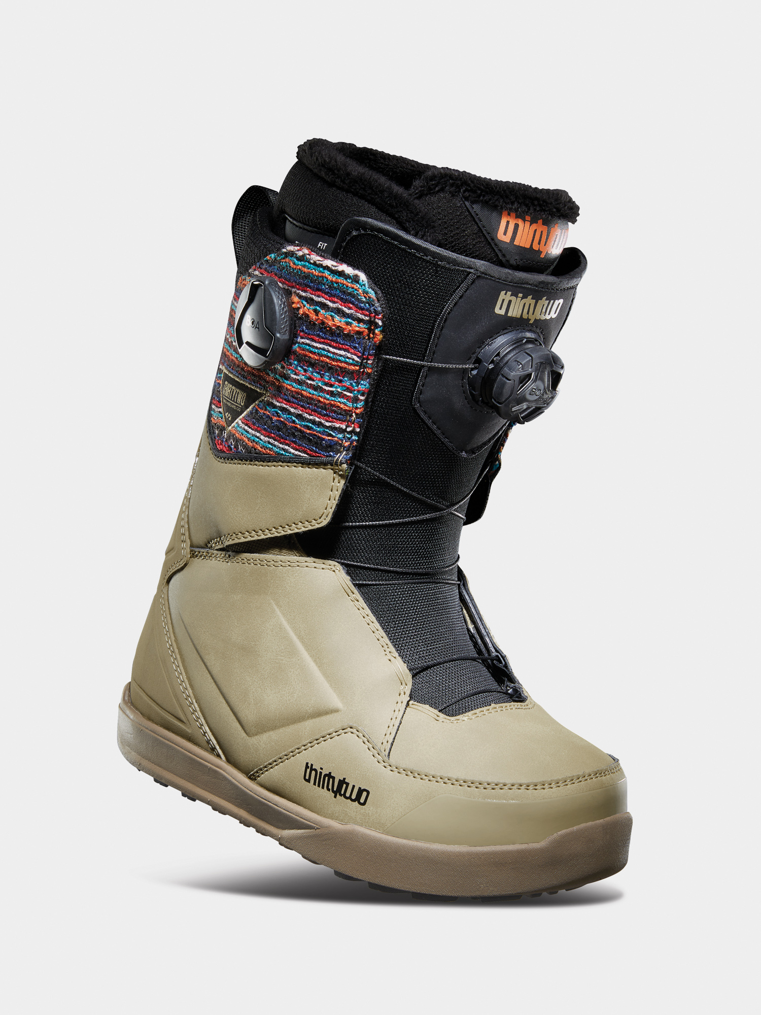 Damskie Buty snowboardowe ThirtyTwo Lashed Double Boa (tan/gum)