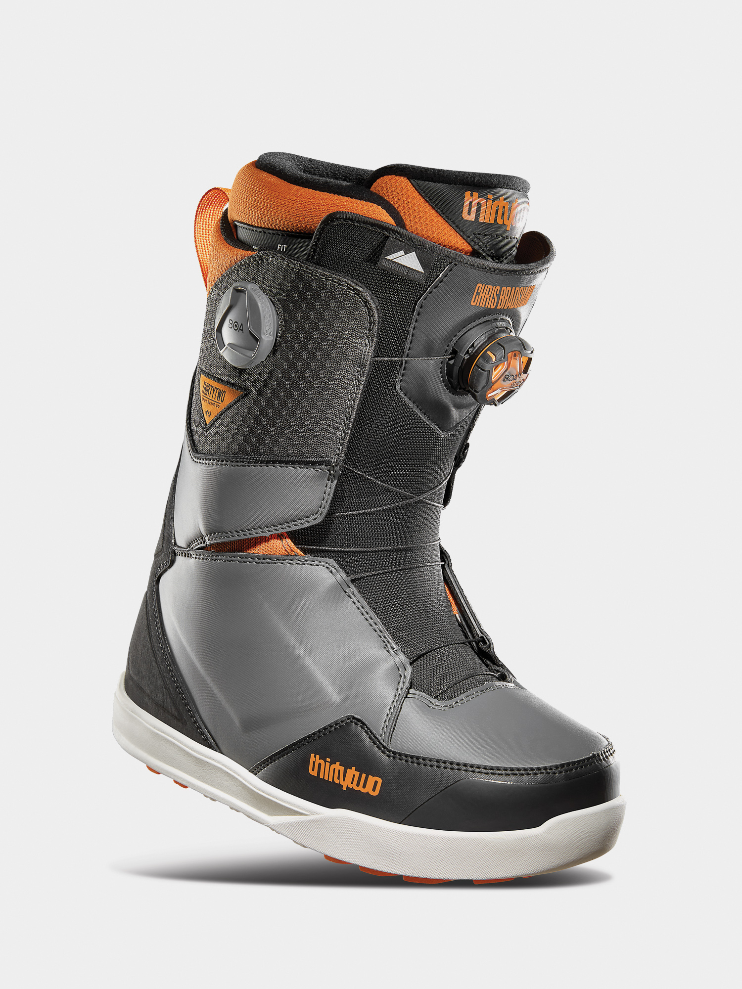 Męskie Buty snowboardowe ThirtyTwo Lashed Double Boa Bradshaw (grey/black/orange)