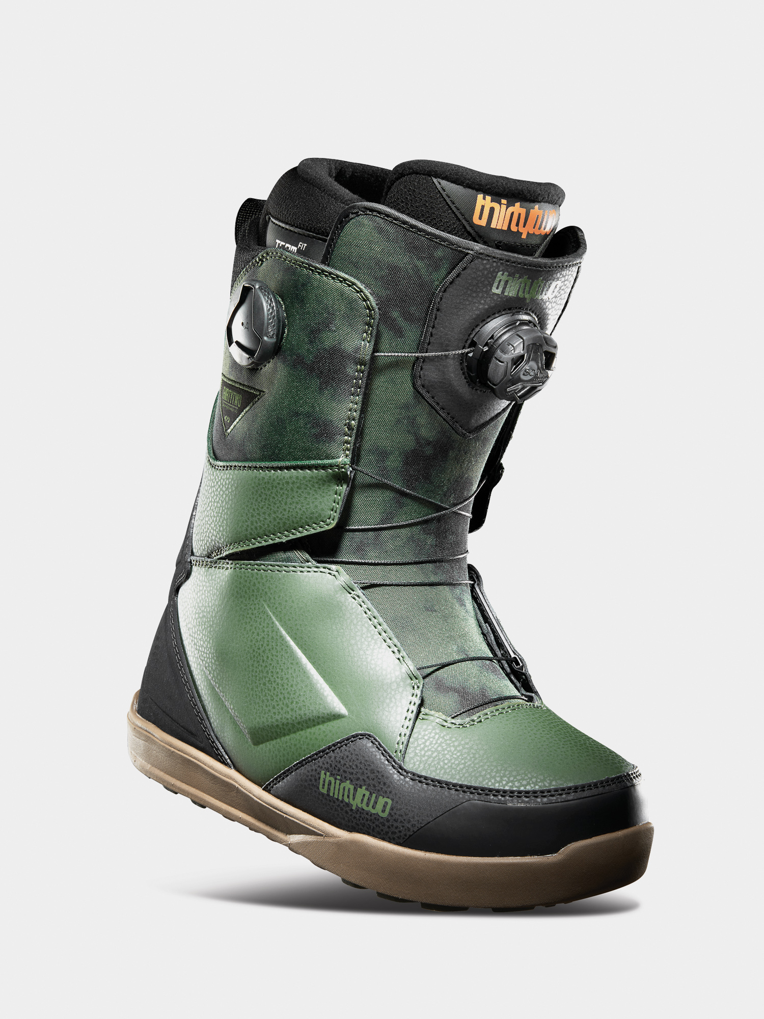 Męskie Buty snowboardowe ThirtyTwo Lashed Double Boa (green/black)