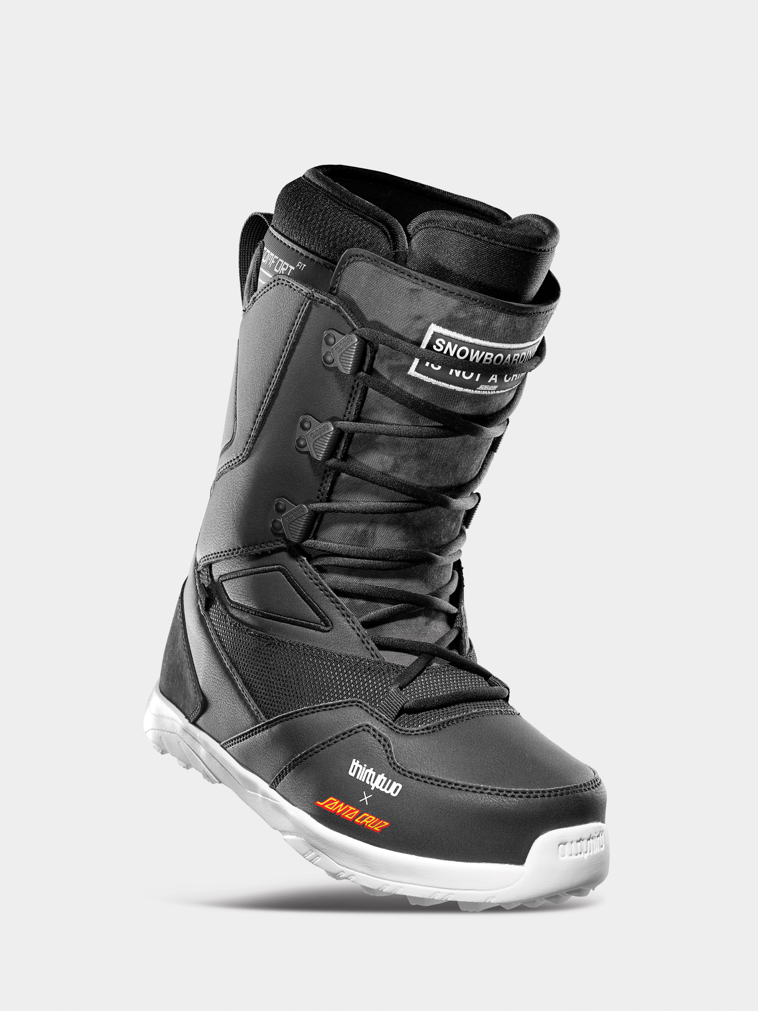 Męskie Buty snowboardowe ThirtyTwo Light X Santa Cruz (black raw)