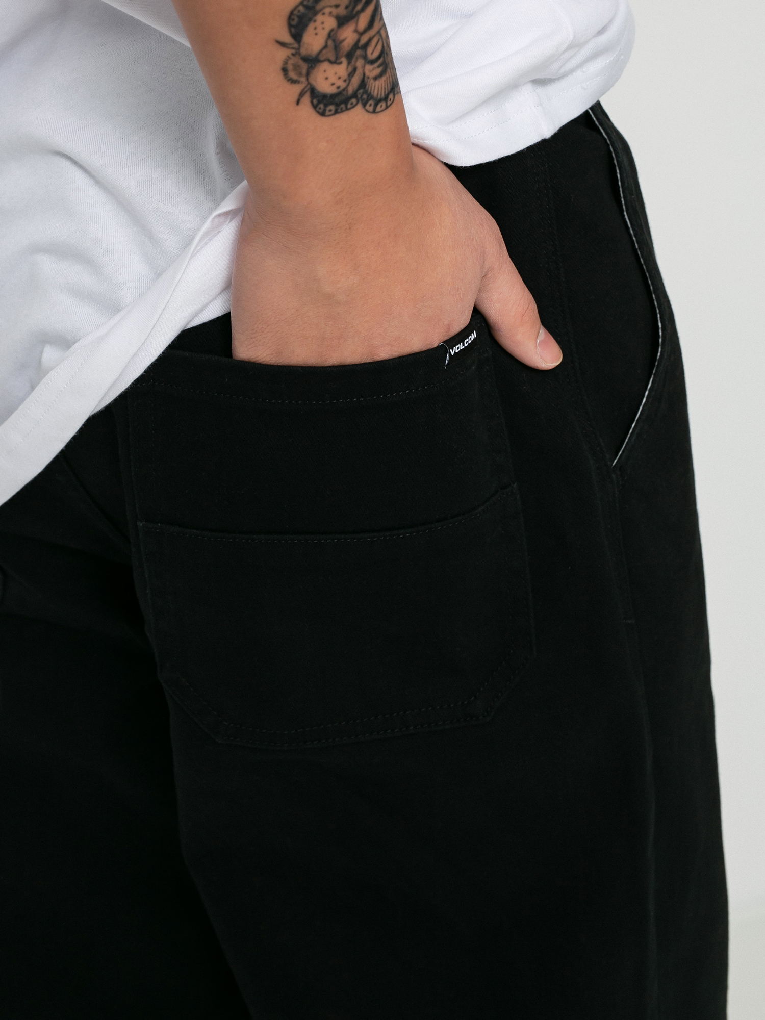 Spodnie Volcom Billow Plus Denim (black)
