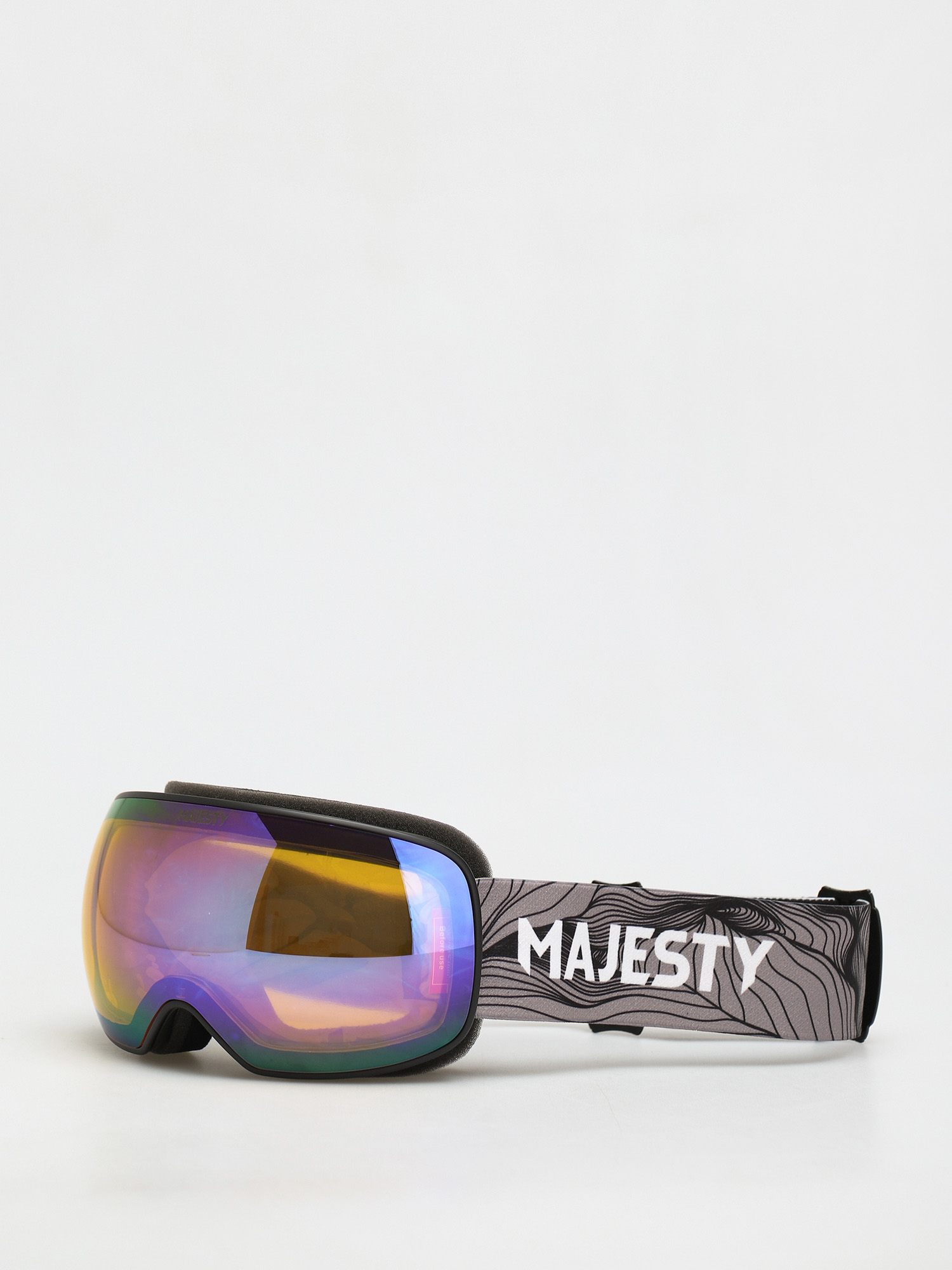 Gogle Majesty The Force Spherical (black/black pearl/xenon hd moonstone)