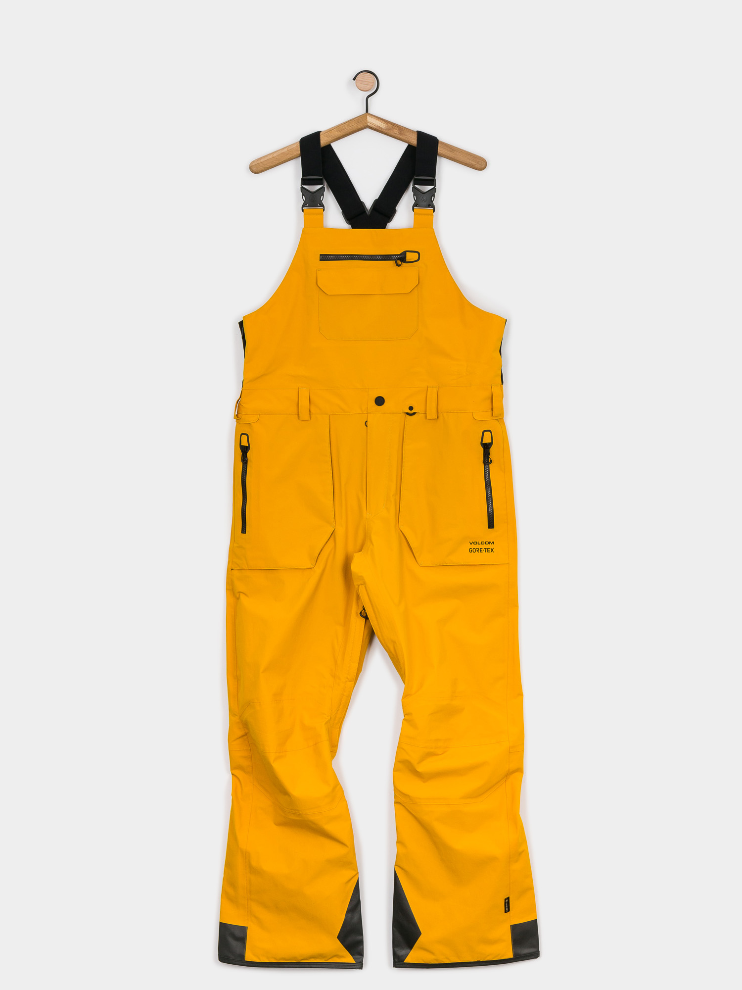 Męskie Spodnie snowboardowe Volcom Rain Gore Bib Overall (resin gold)