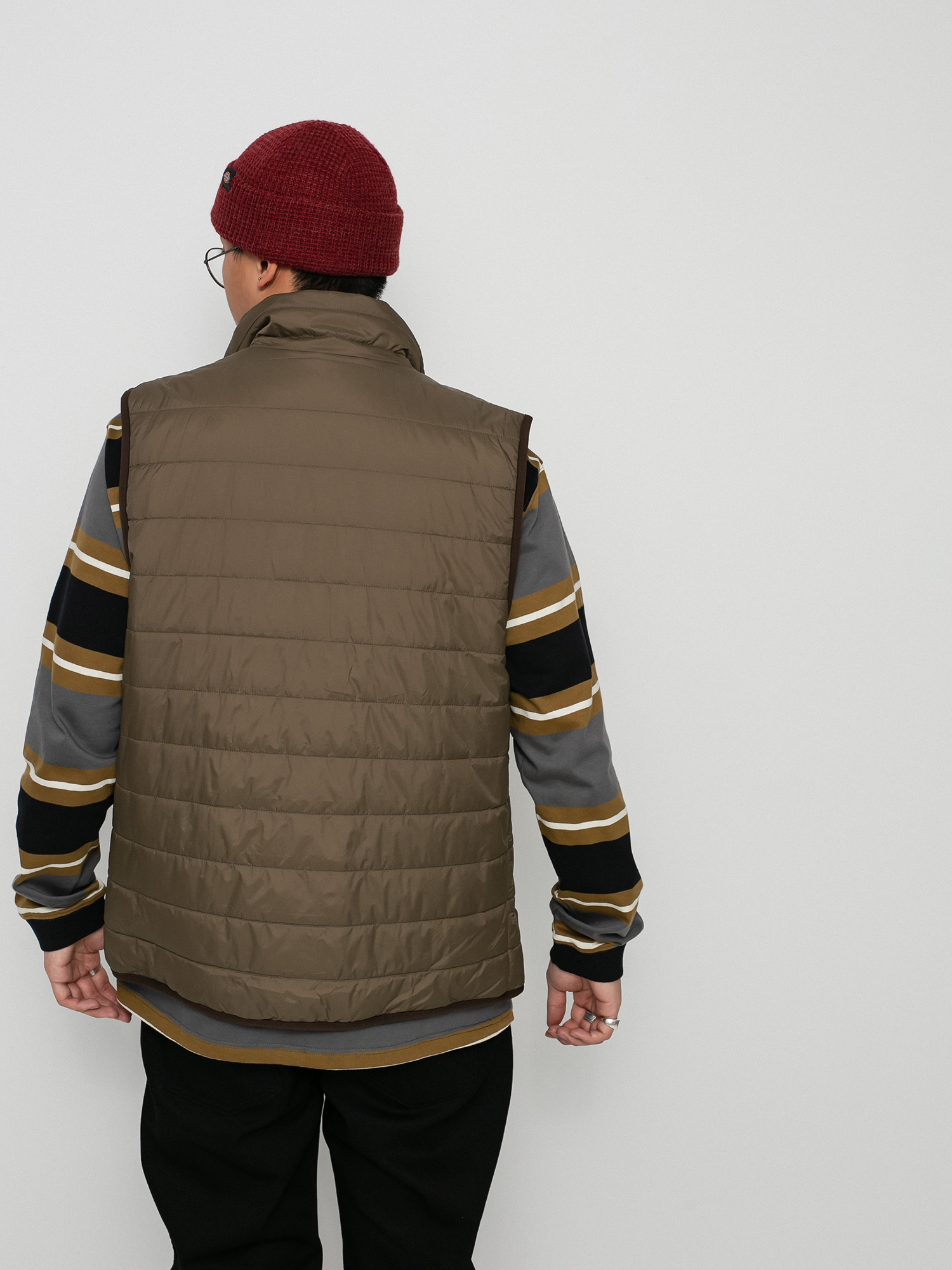 Kamizelka Volcom Puff Puff Vest (dark teak)