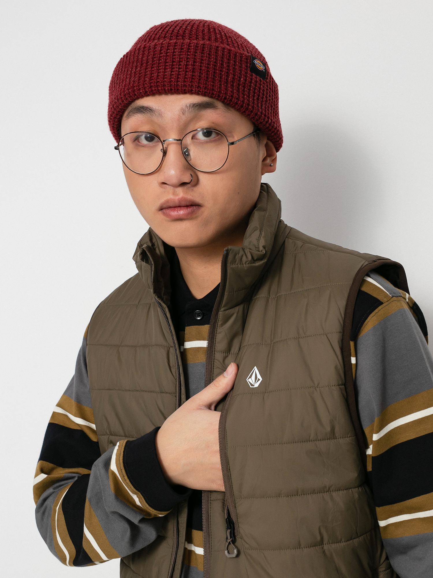 Kamizelka Volcom Puff Puff Vest (dark teak)