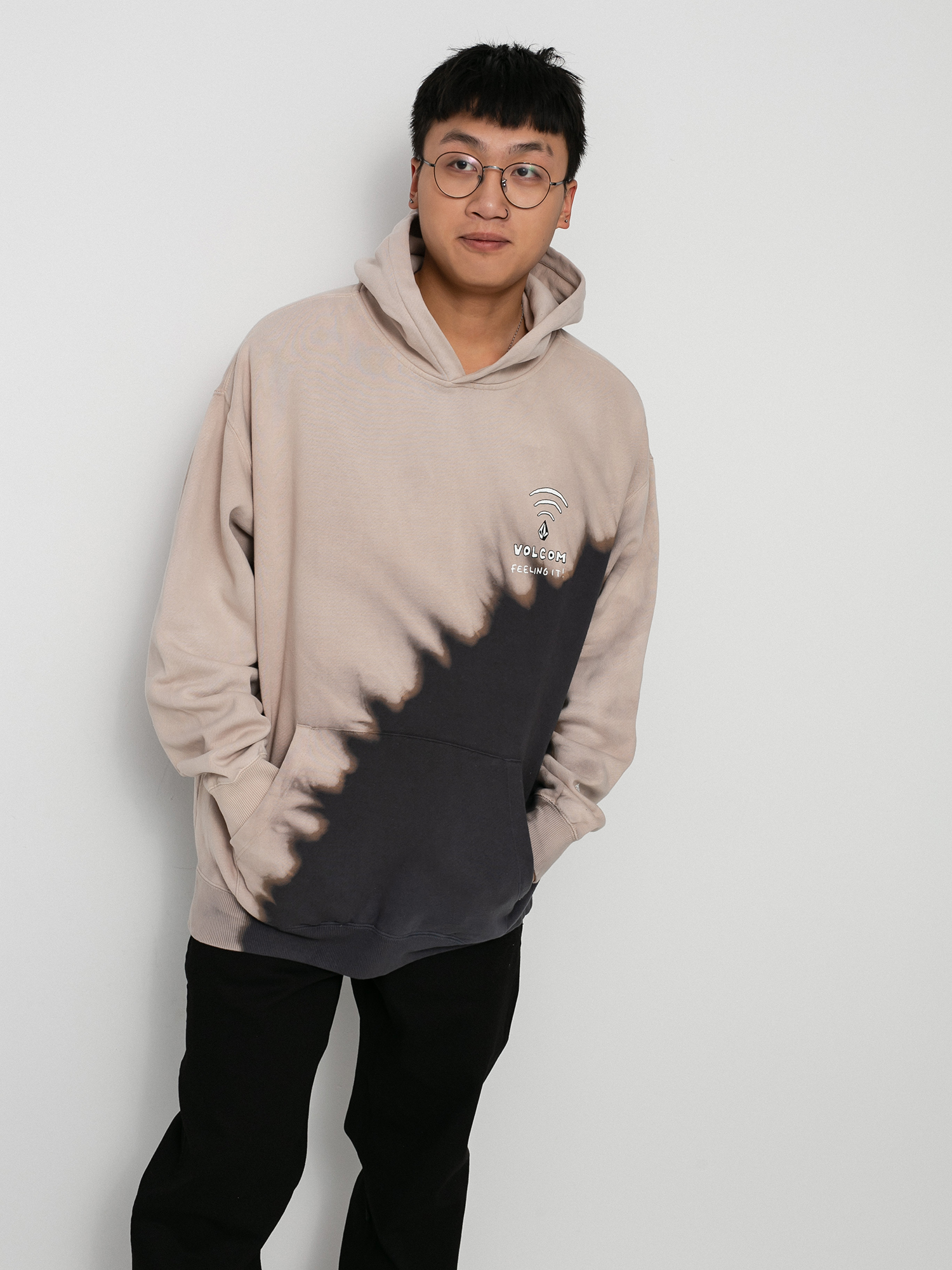 Bluza z kapturem Volcom Fa Pentagram Pizza HD (multi)