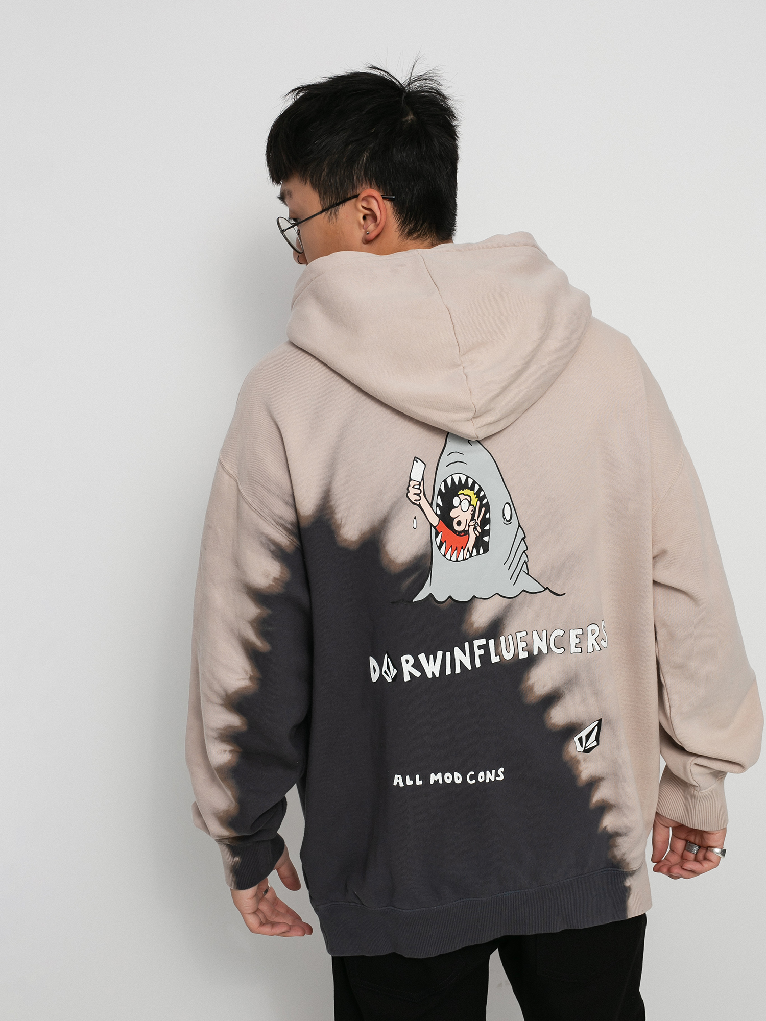 Bluza z kapturem Volcom Fa Pentagram Pizza HD (multi)