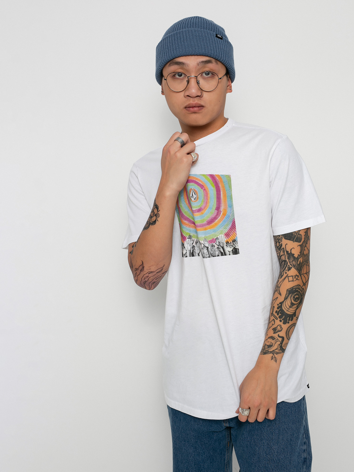 T-shirt Volcom Unite For This Fty (white)