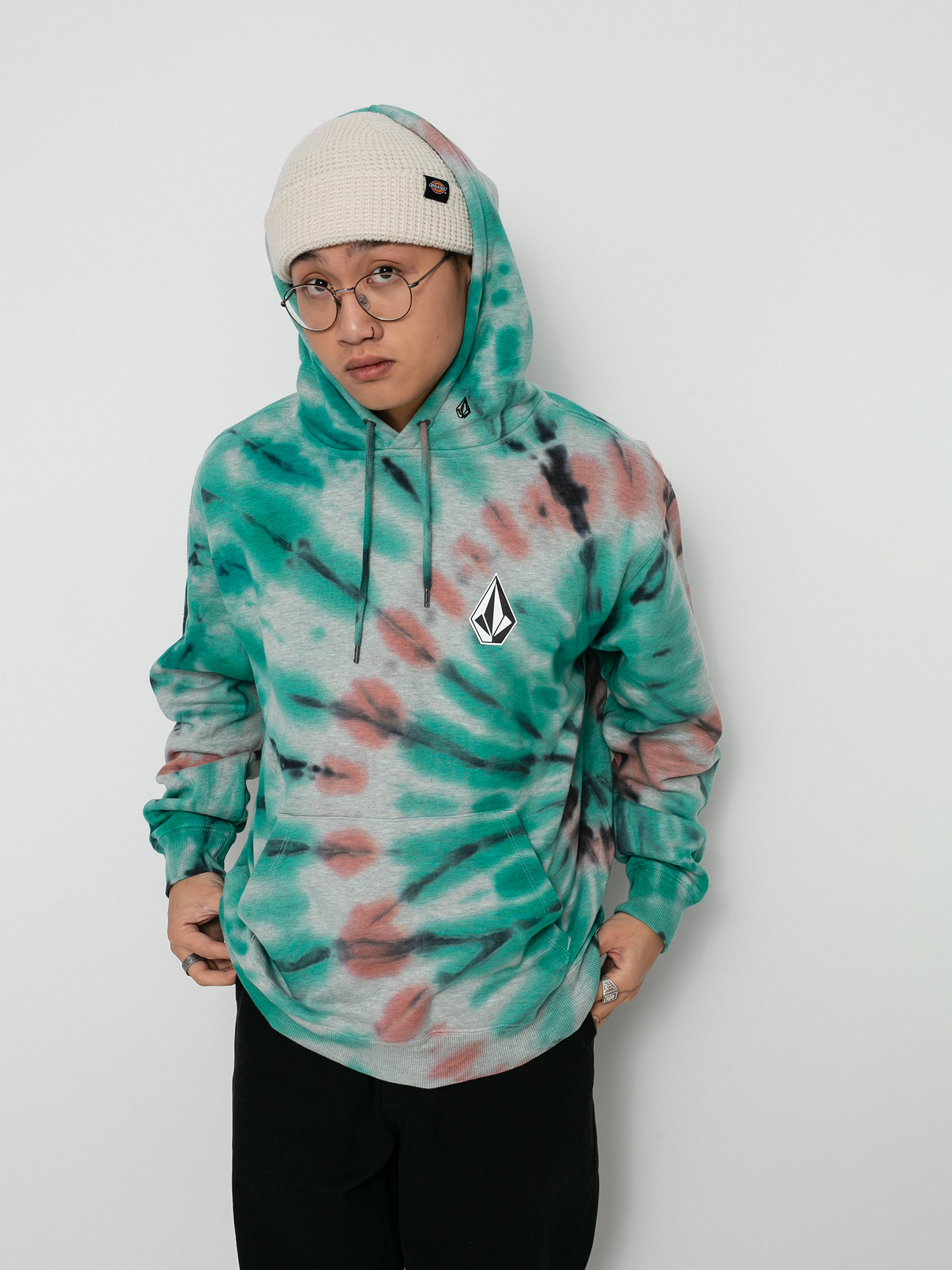Bluza z kapturem Volcom Iconic Stone Plus HD (tie dye)