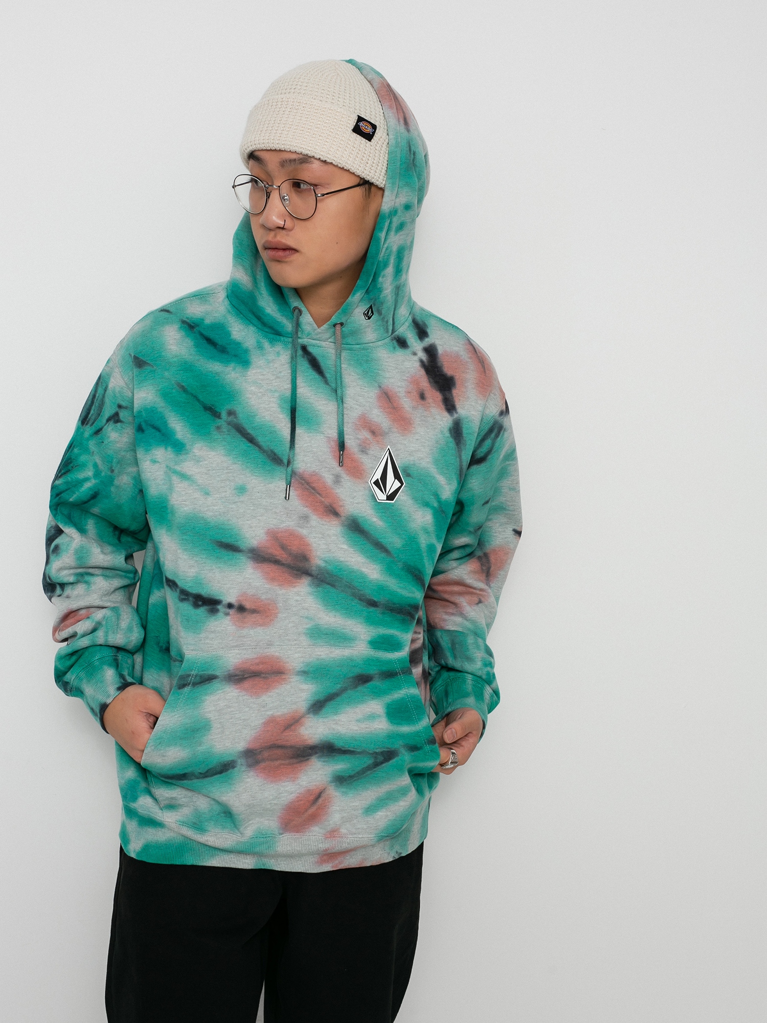 Bluza z kapturem Volcom Iconic Stone Plus HD (tie dye)