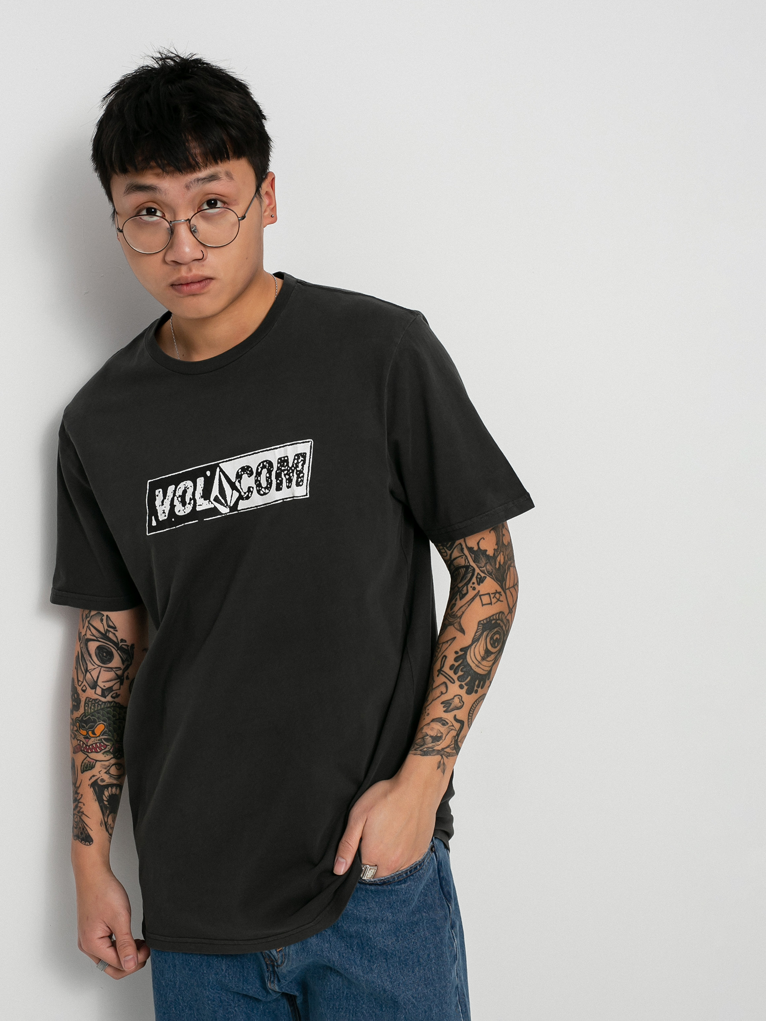 T-shirt Volcom Stone Split (black)