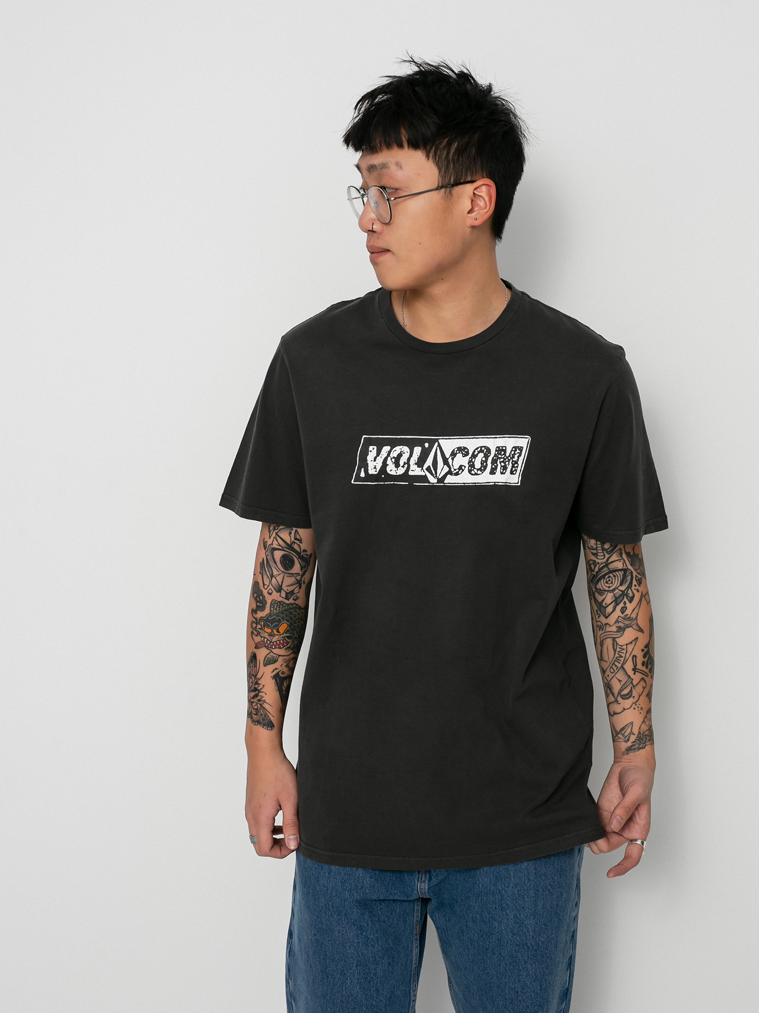 T-shirt Volcom Stone Split (black)