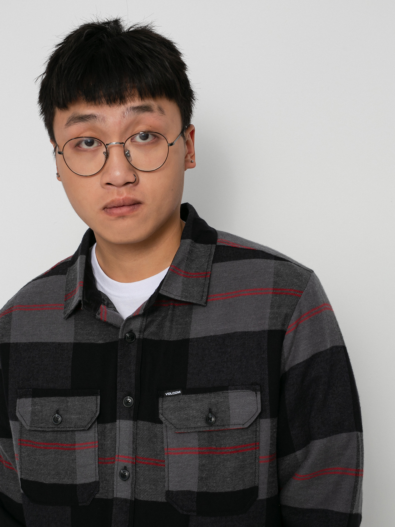 Koszula Volcom Trademan Plaid Ls (castlerock)