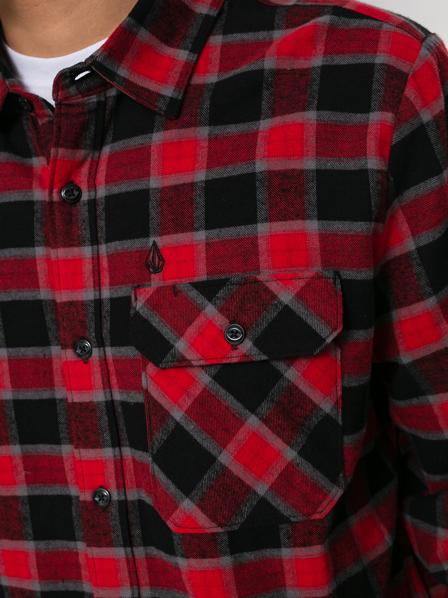 Koszula Volcom Shadows Flannel Ls (black)