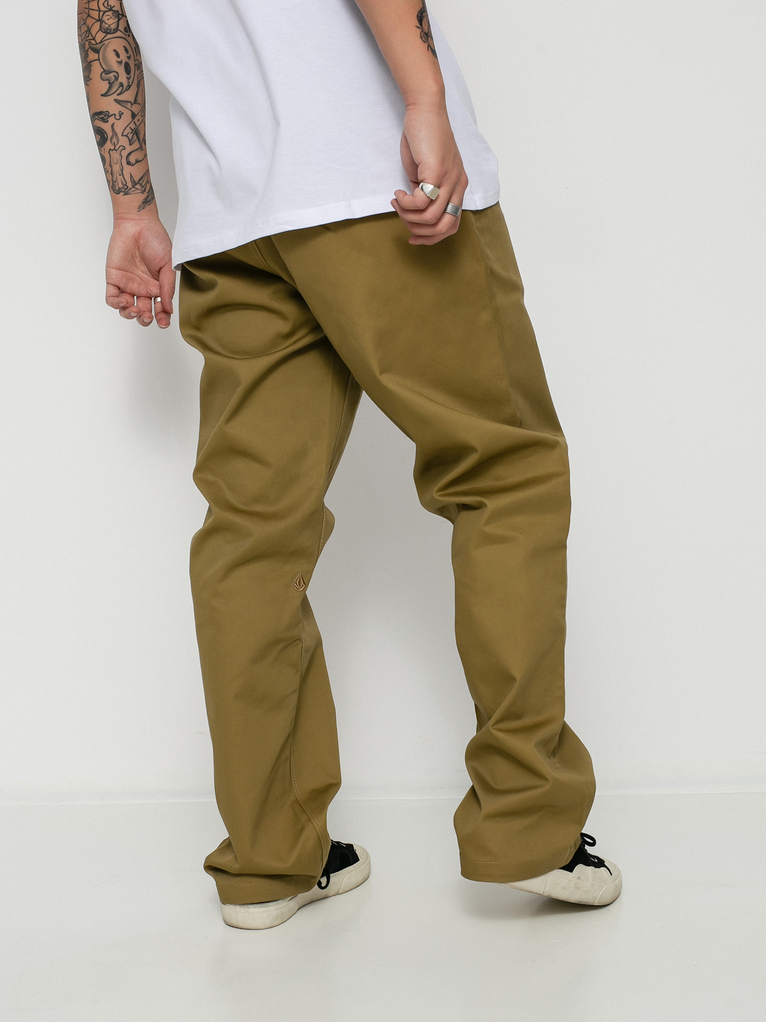 Spodnie Volcom Frickin Skate Chino (dark khaki)