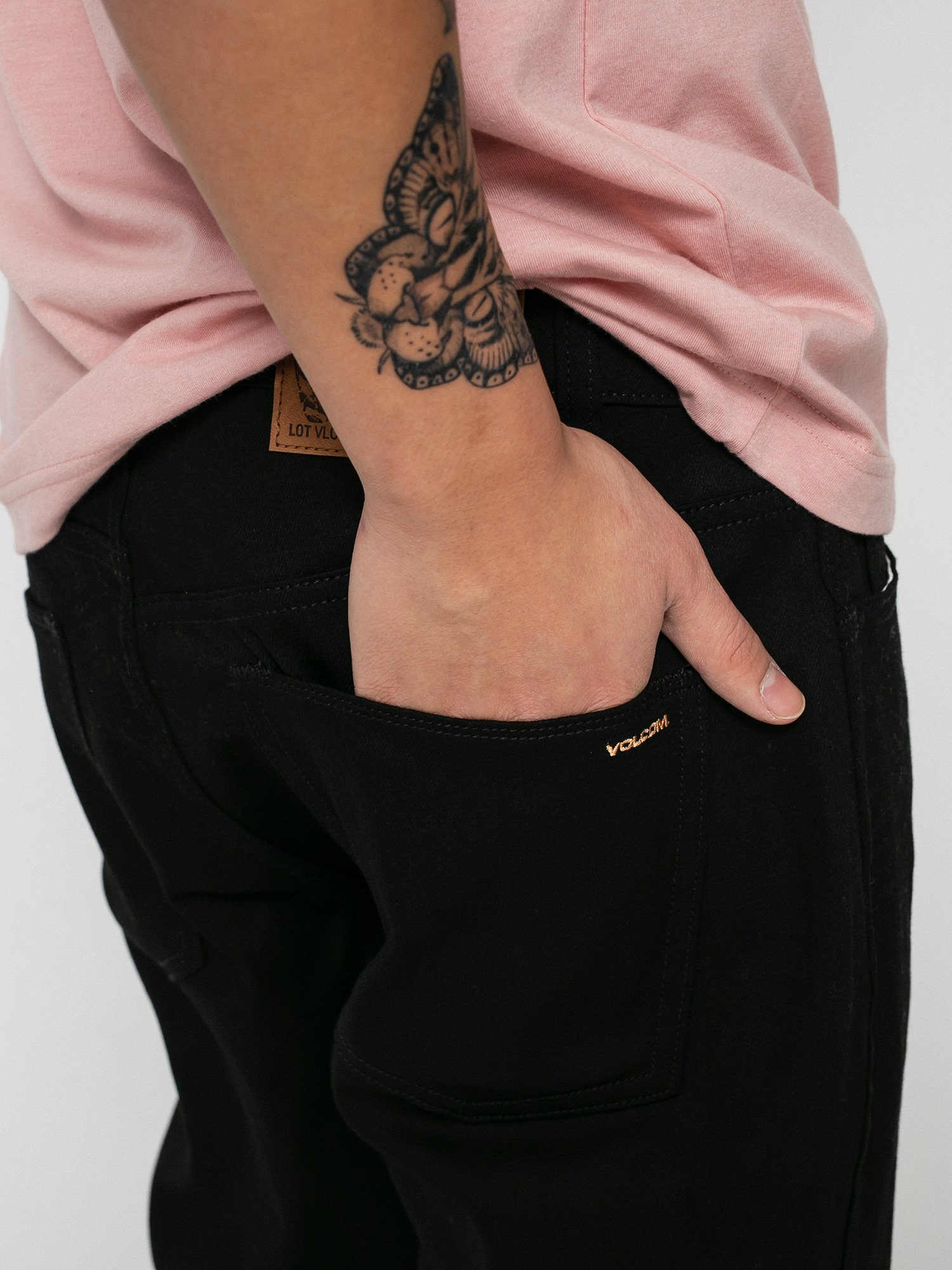 Spodnie Volcom Modown Denim (black on black)