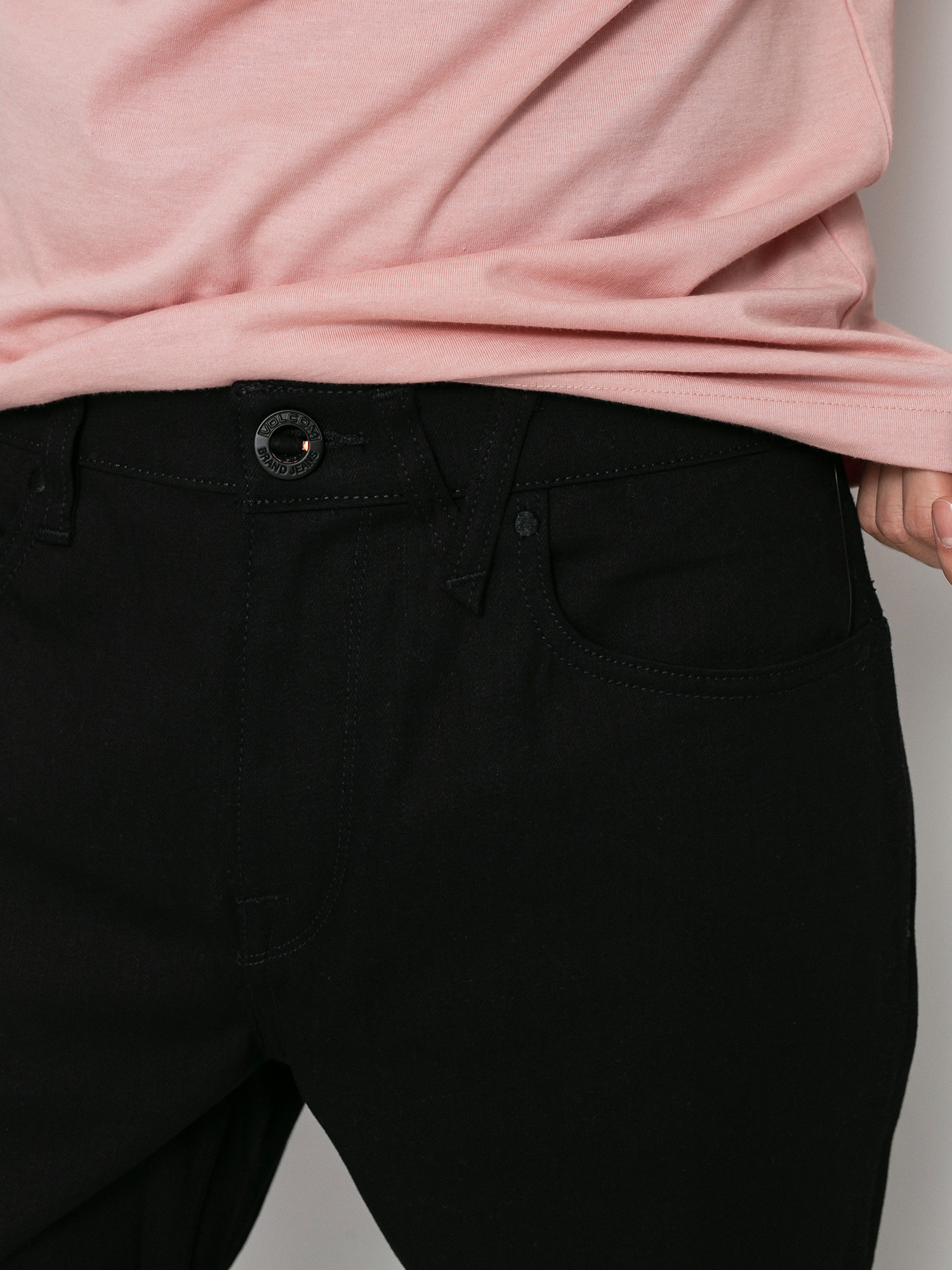 Spodnie Volcom Modown Denim (black on black)