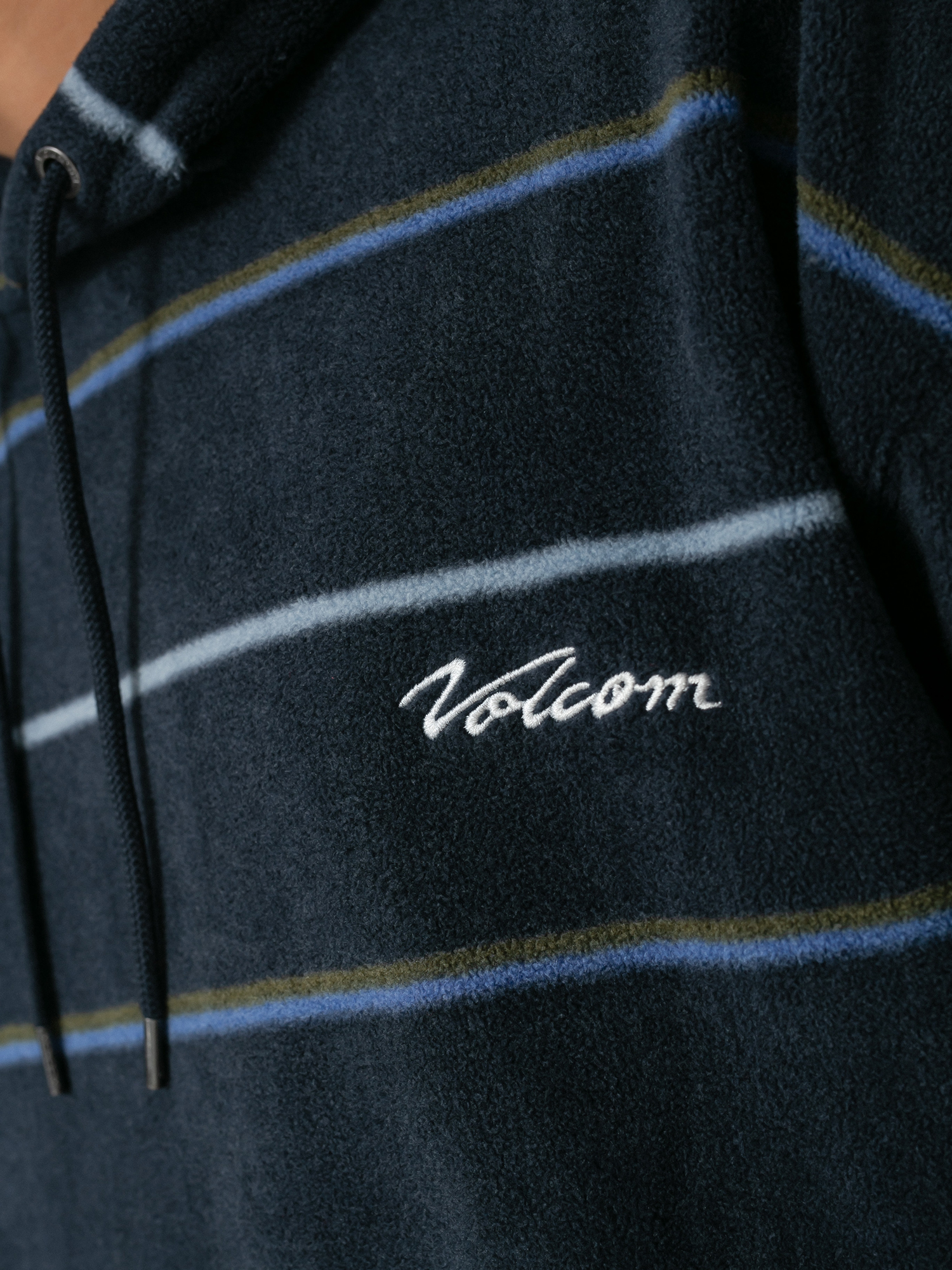 Bluza z kapturem Volcom Throw Exceptions HD (navy)