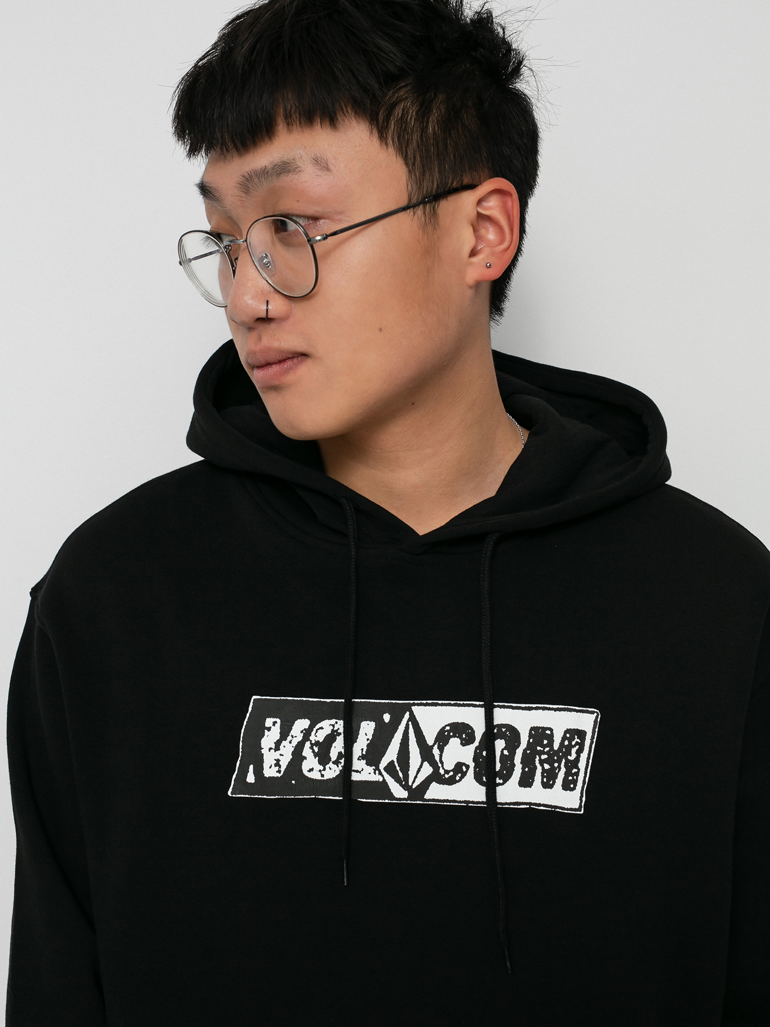 Bluza z kapturem Volcom Catch 91 HD (black)
