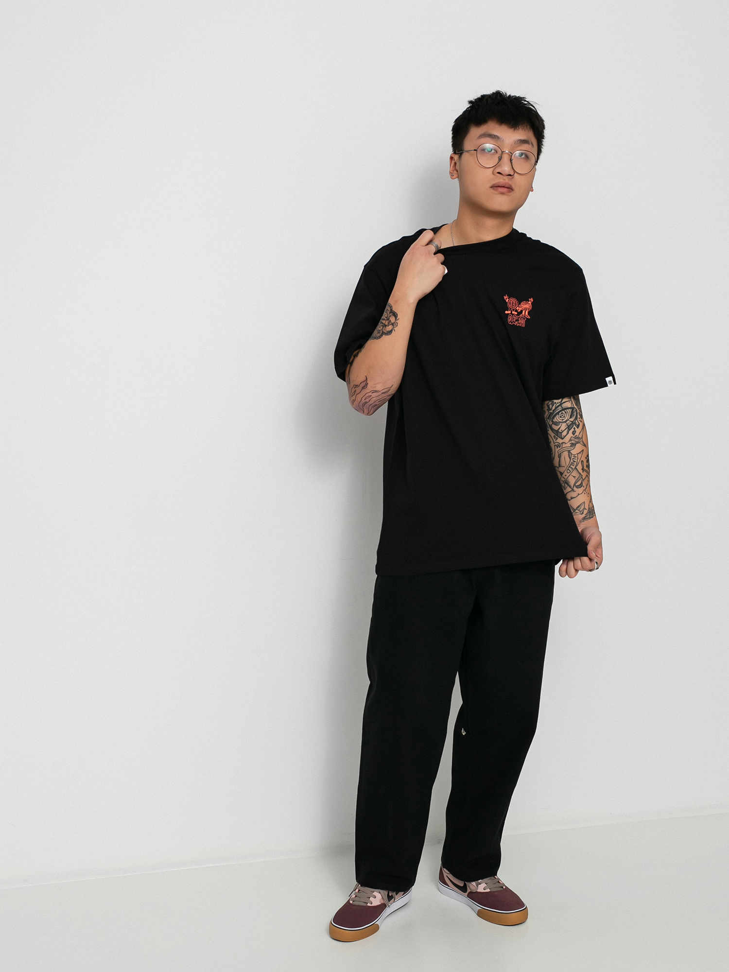 T-shirt Element Uccello (flint black)
