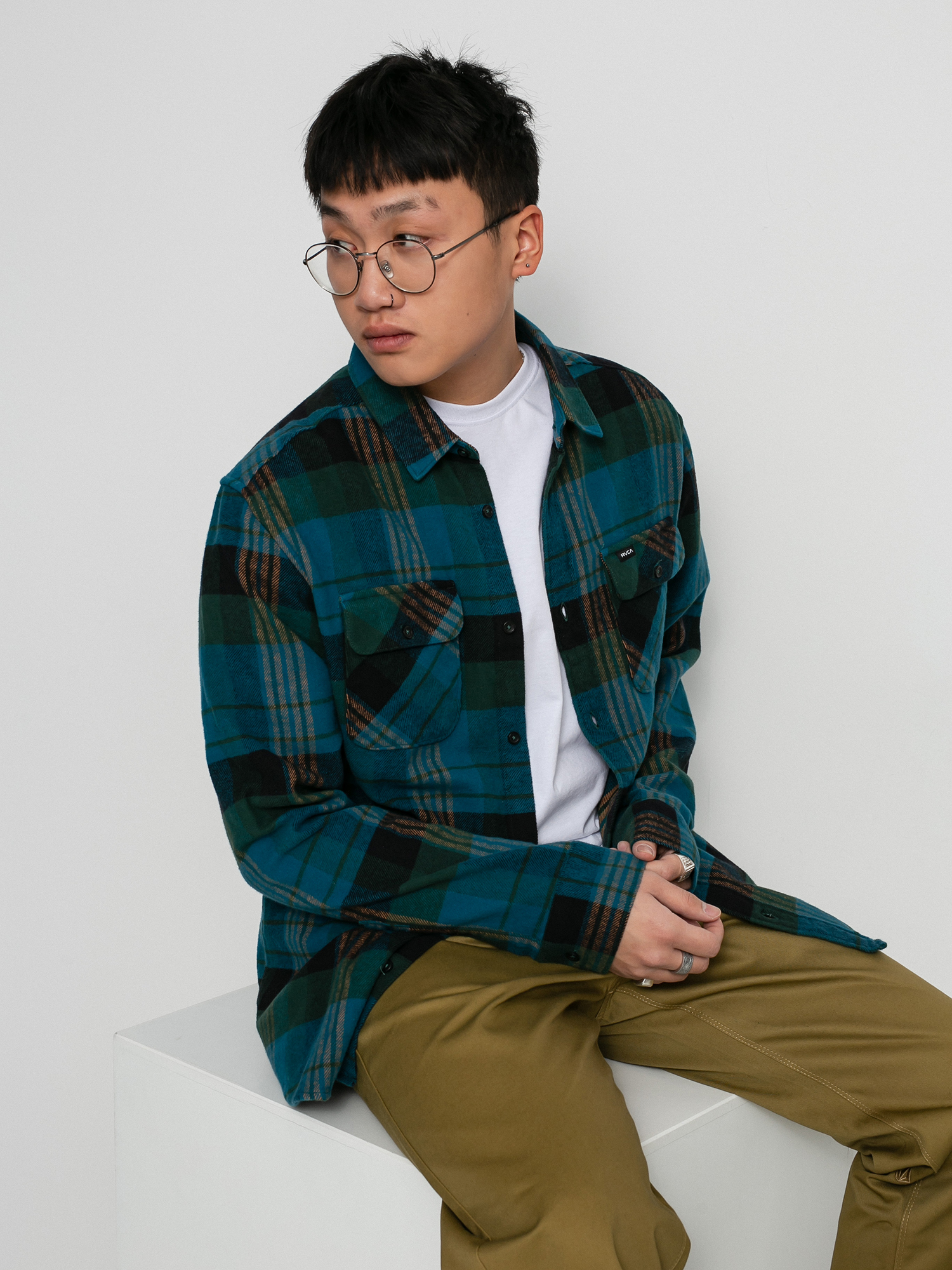 Koszula RVCA Thatll Work Flannel (khaki)