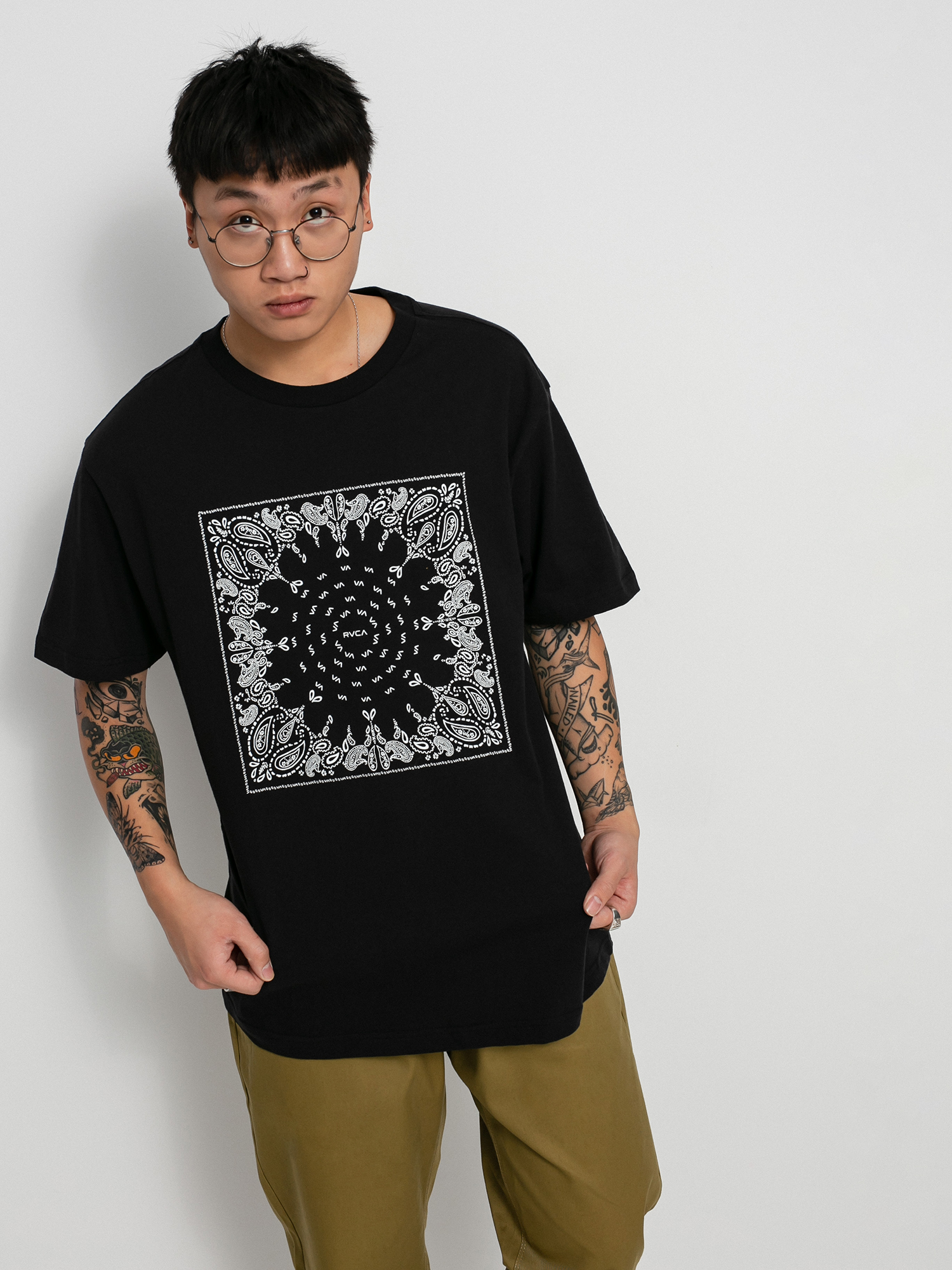 T-shirt RVCA Bandana (black)