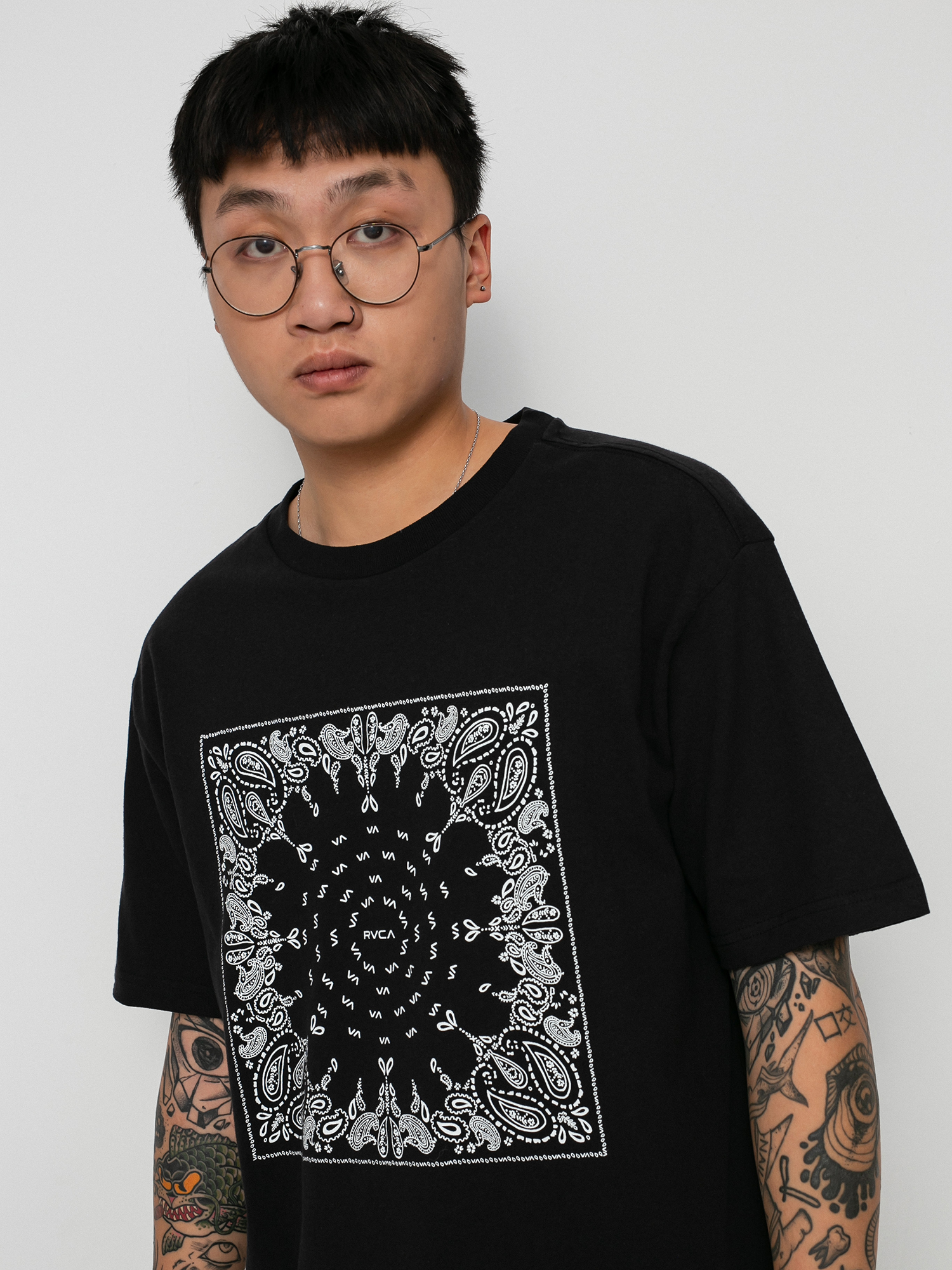 T-shirt RVCA Bandana (black)