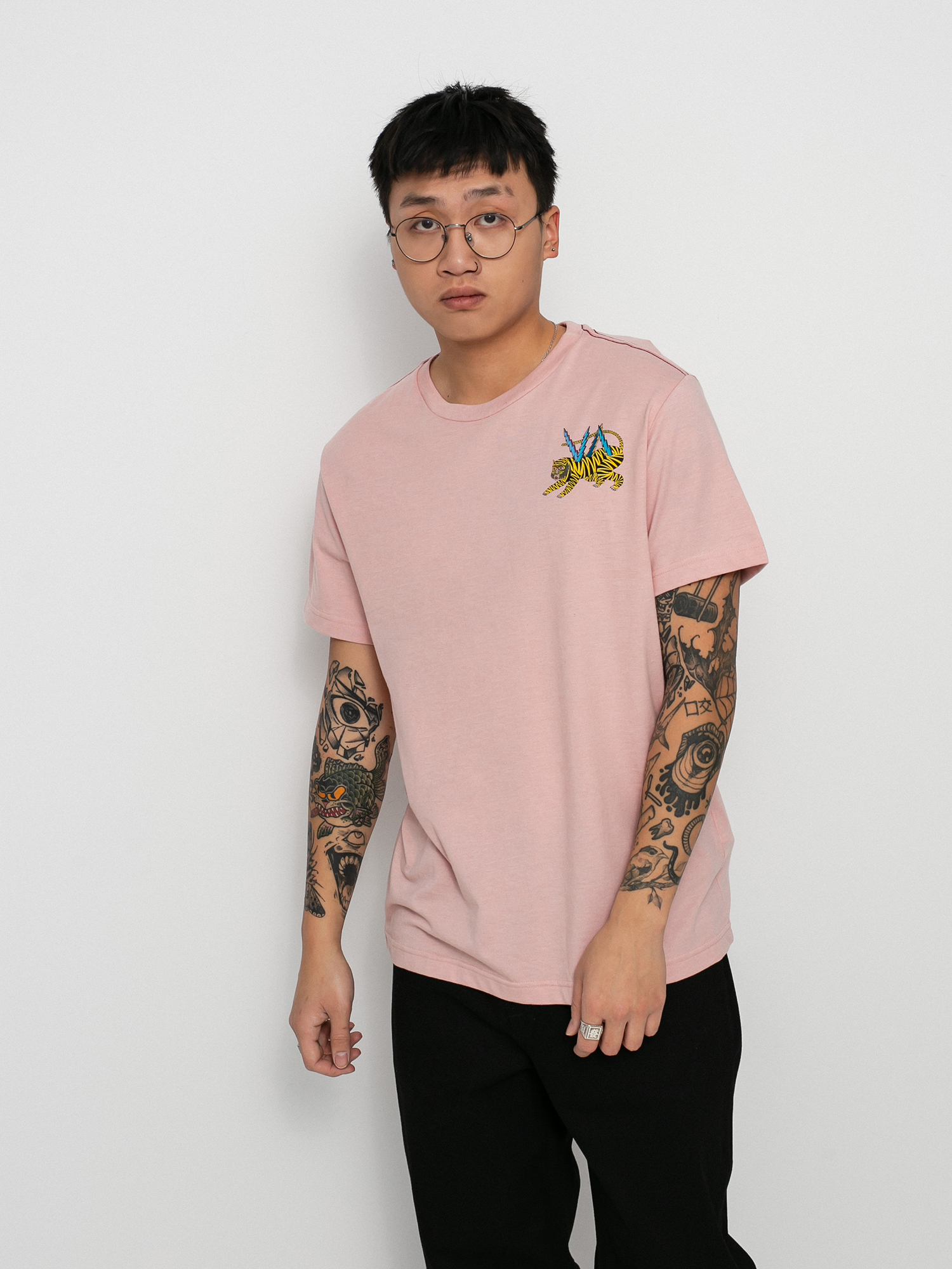 T-shirt RVCA Ml Tiger (pale mauve)