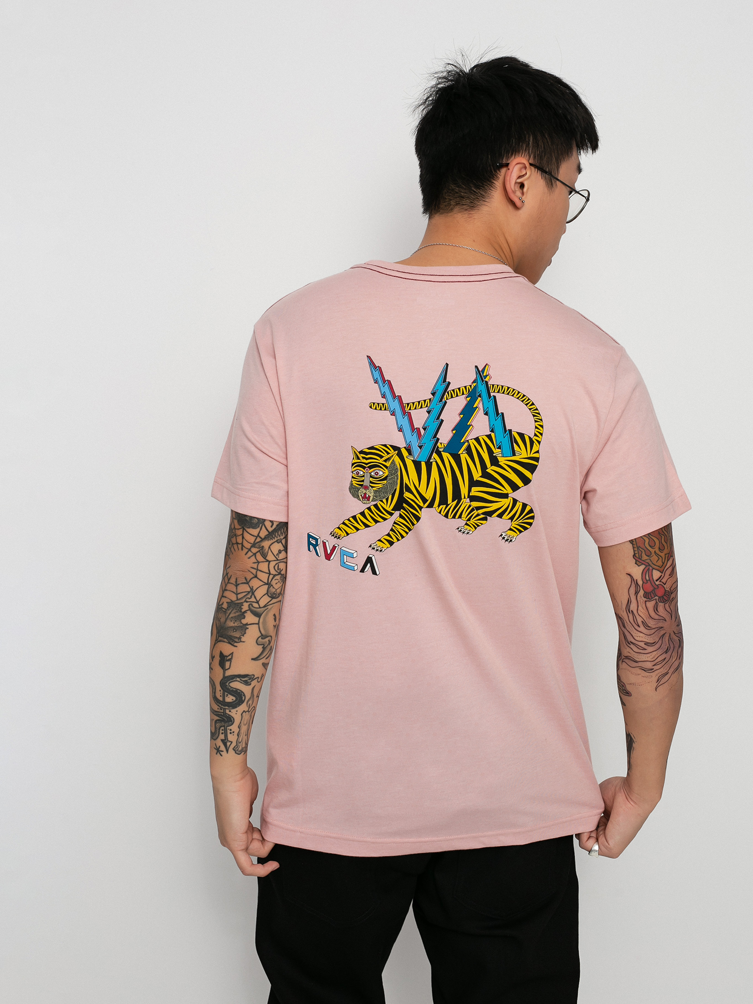 T-shirt RVCA Ml Tiger (pale mauve)