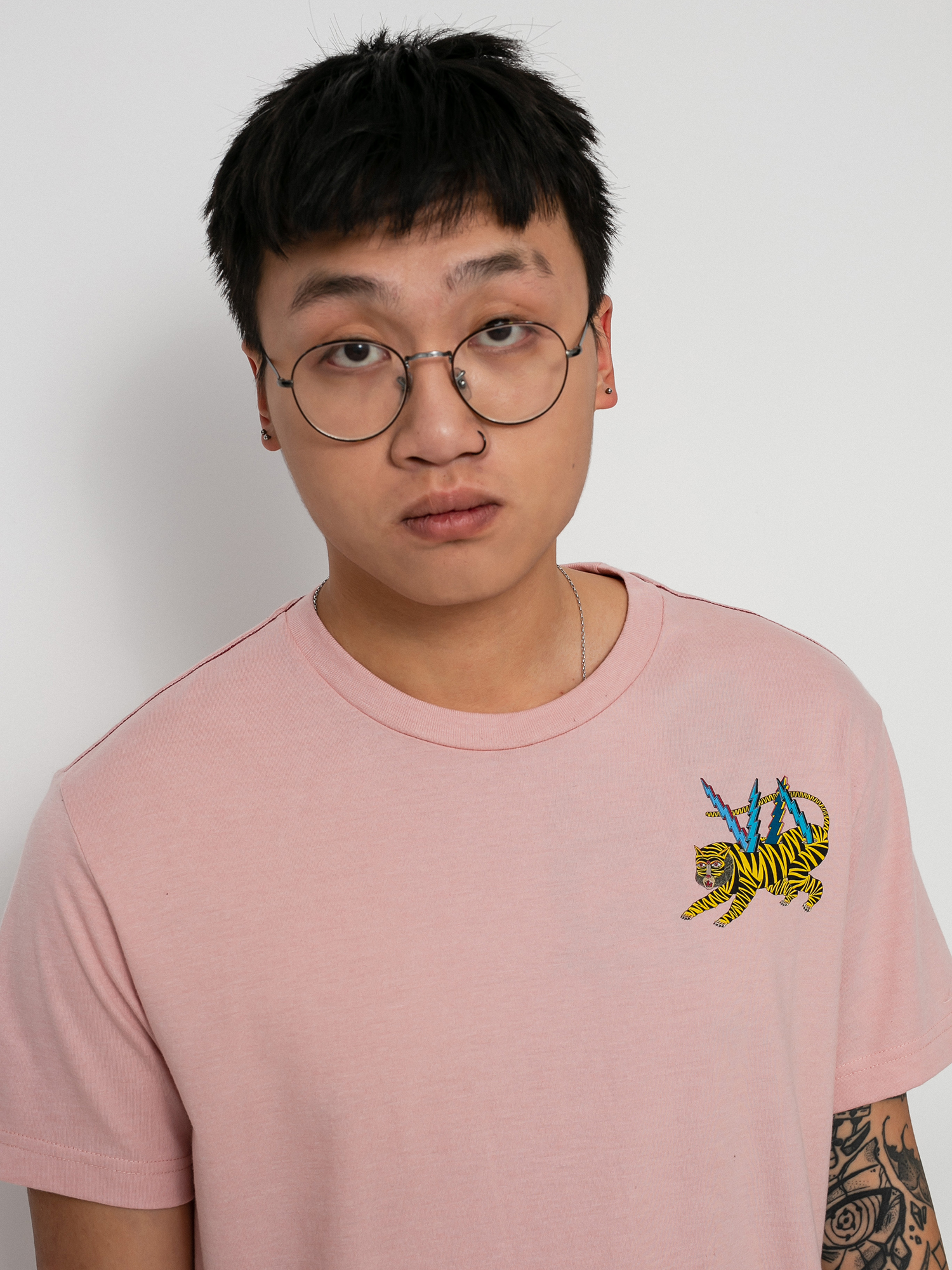 T-shirt RVCA Ml Tiger (pale mauve)