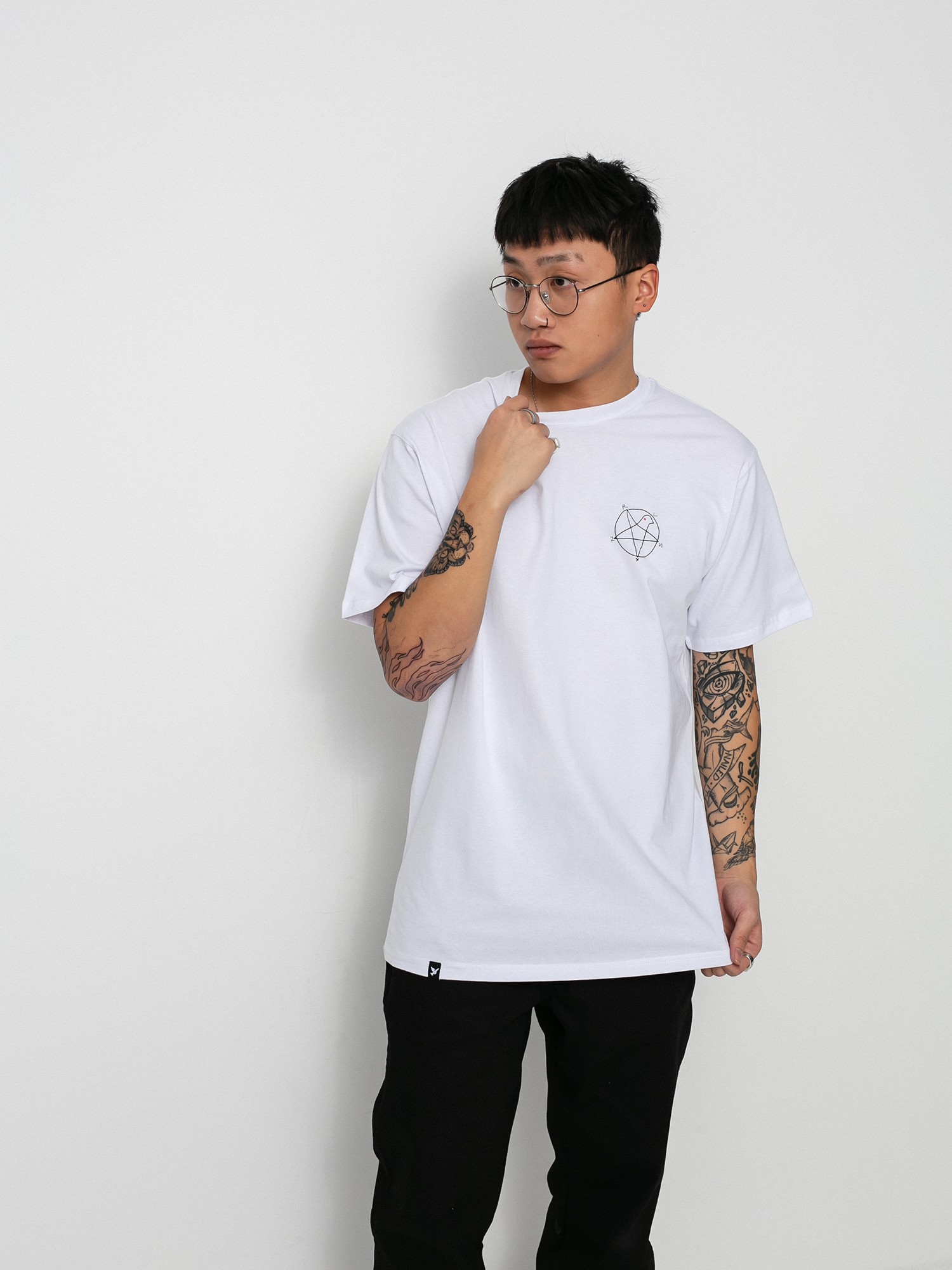 T-shirt Nervous Superstar (white)