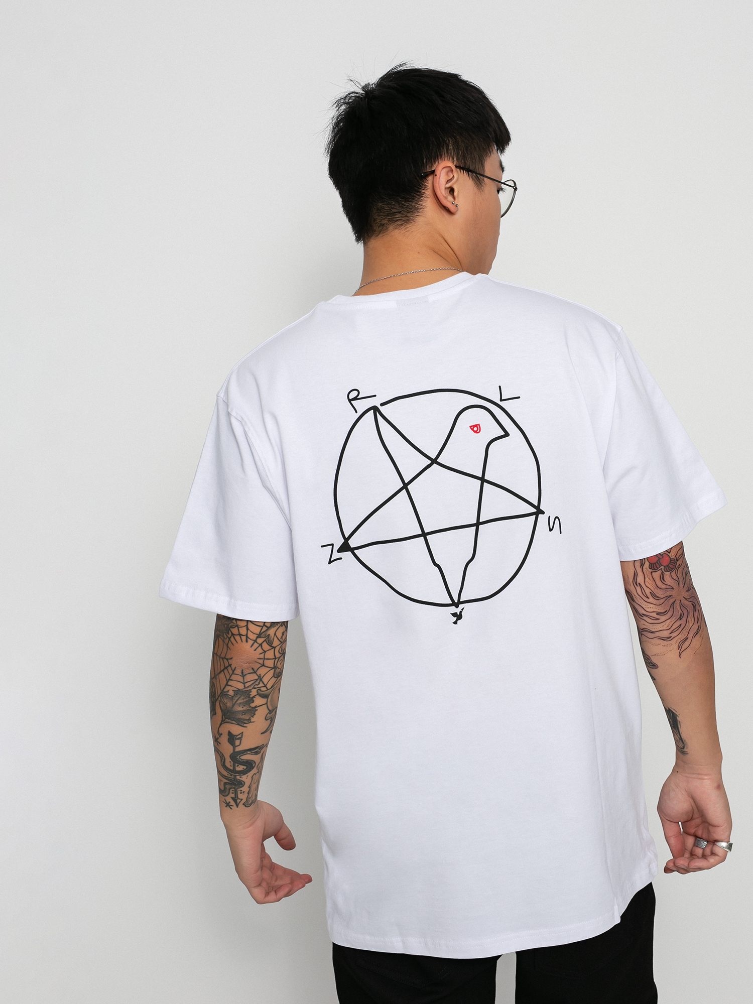 T-shirt Nervous Superstar (white)