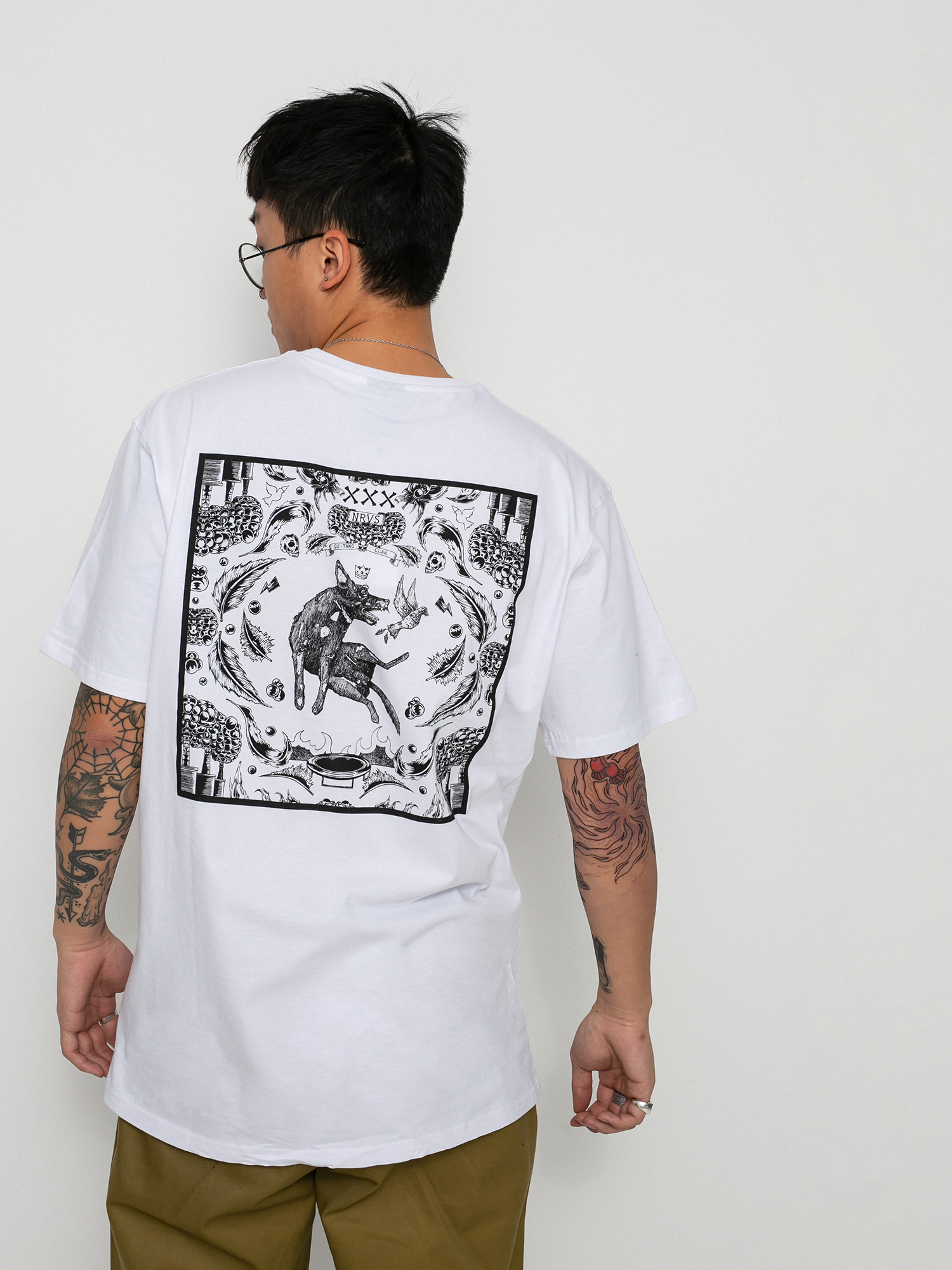 T-shirt Nervous Gu Tang Clan (white)