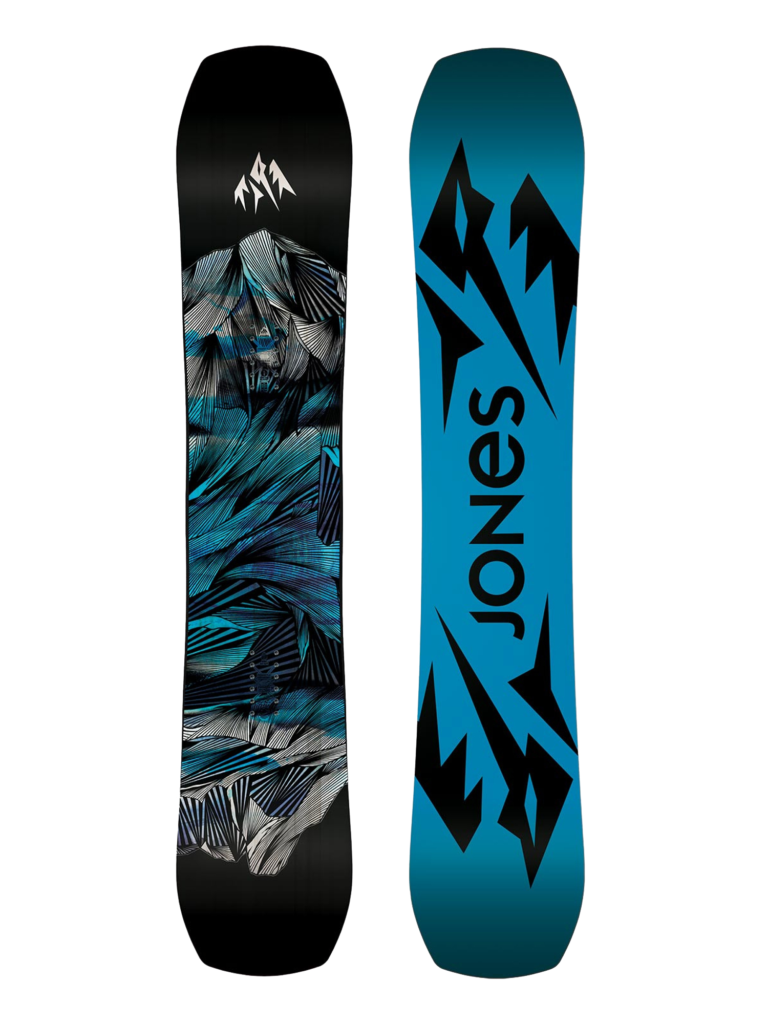 Męska Deska snowboardowa Jones Snowboards Mountain Twin (blue/back)