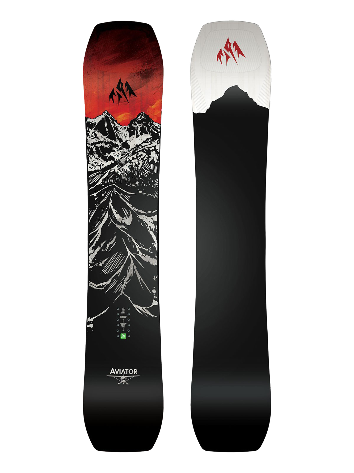 Męska Deska snowboardowa Jones Snowboards Aviator 2.0 (white/red/black)