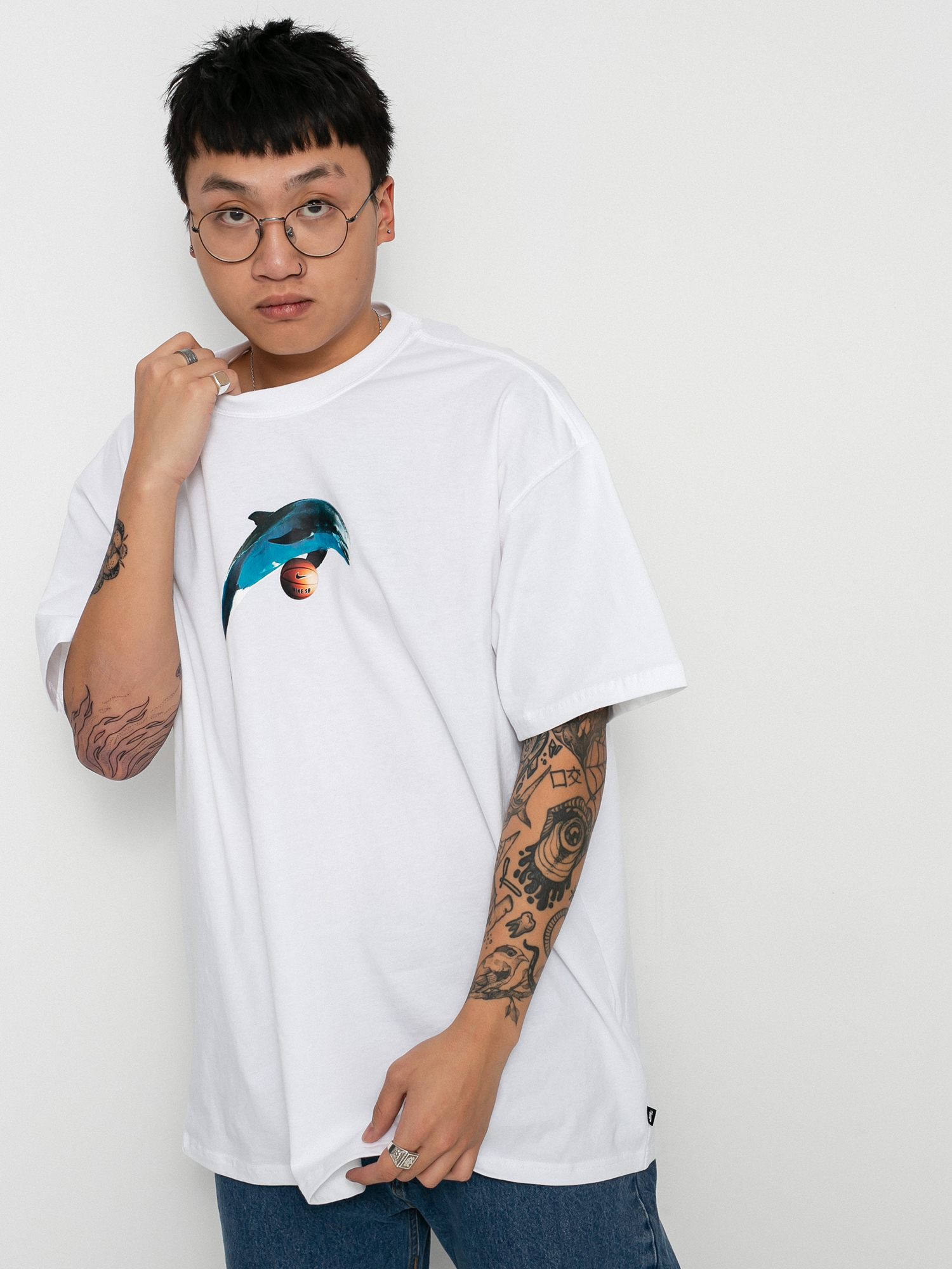 T-shirt Nike SB Bernard (white)