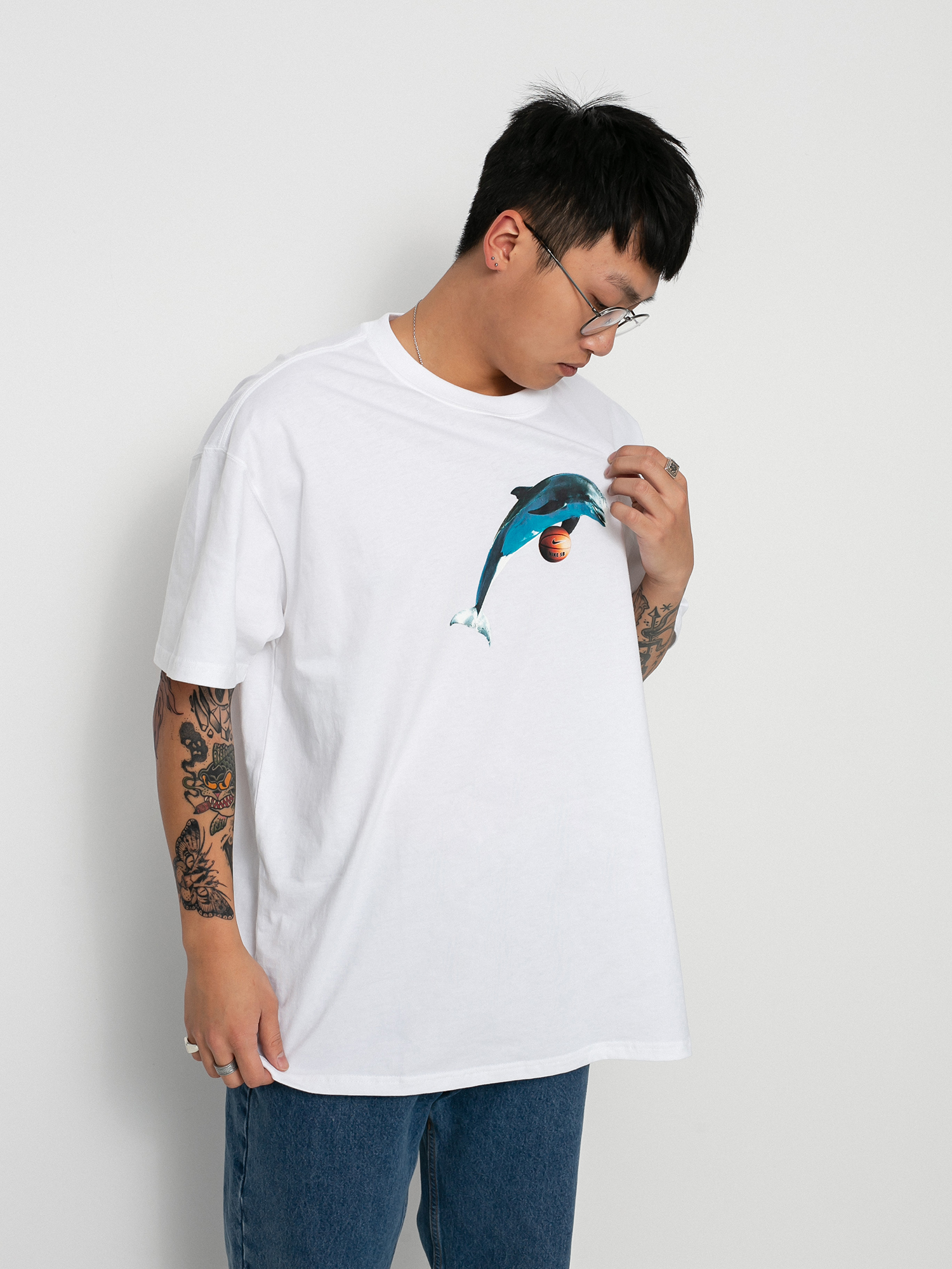 T-shirt Nike SB Bernard (white)