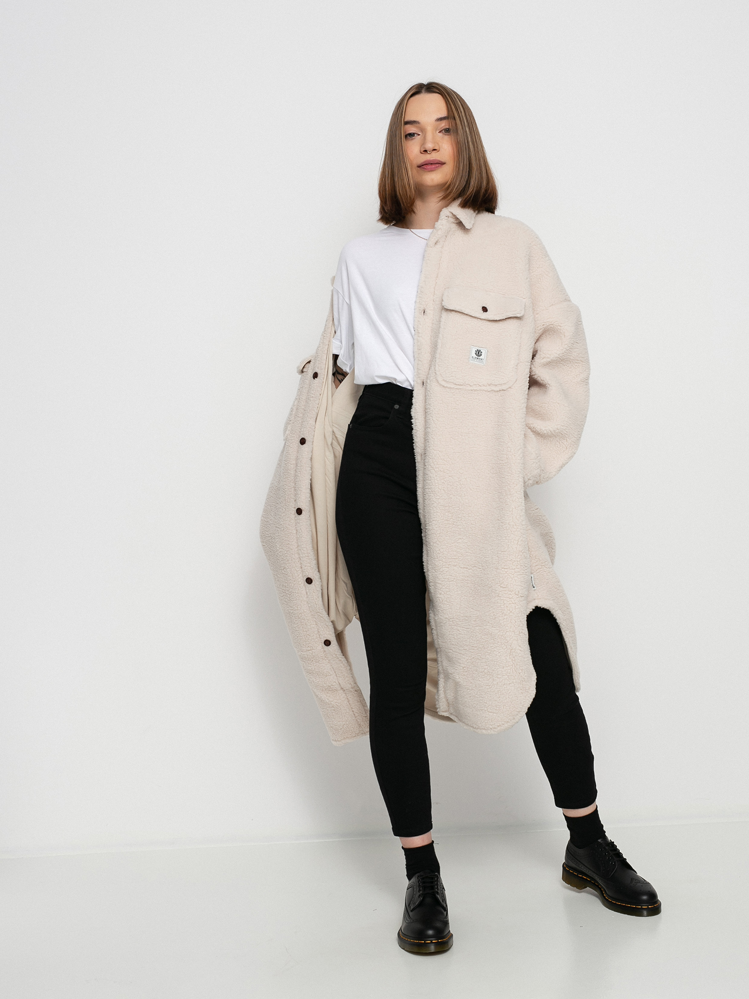Kurtka Element Manitoba Pile Shirt Wmn (natural)