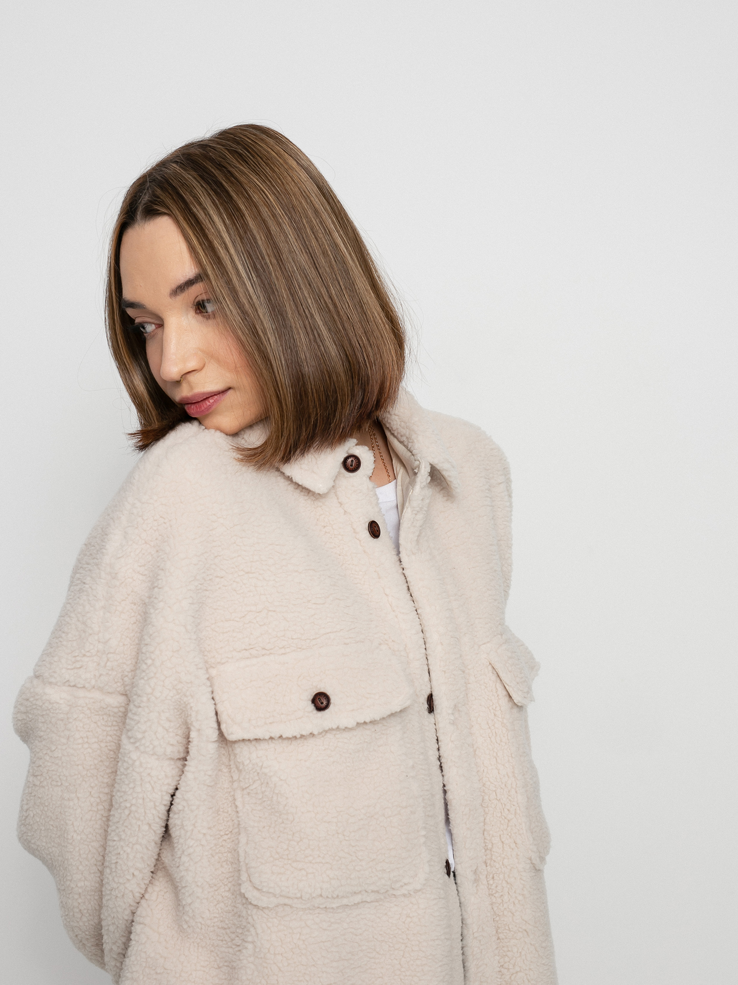 Kurtka Element Manitoba Pile Shirt Wmn (natural)