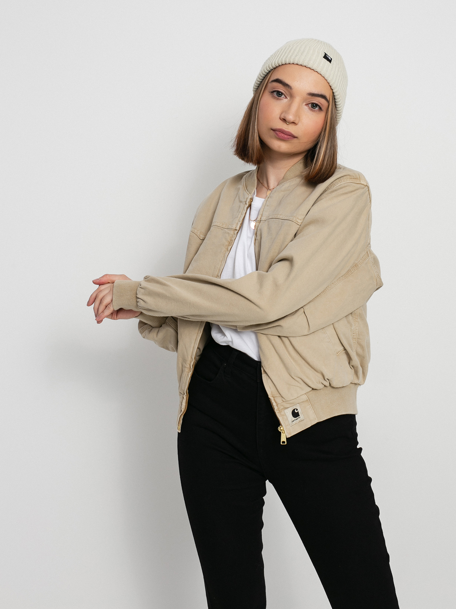 Kurtka Carhartt WIP Santa Fe Bomber Wmn (dusty h brown)