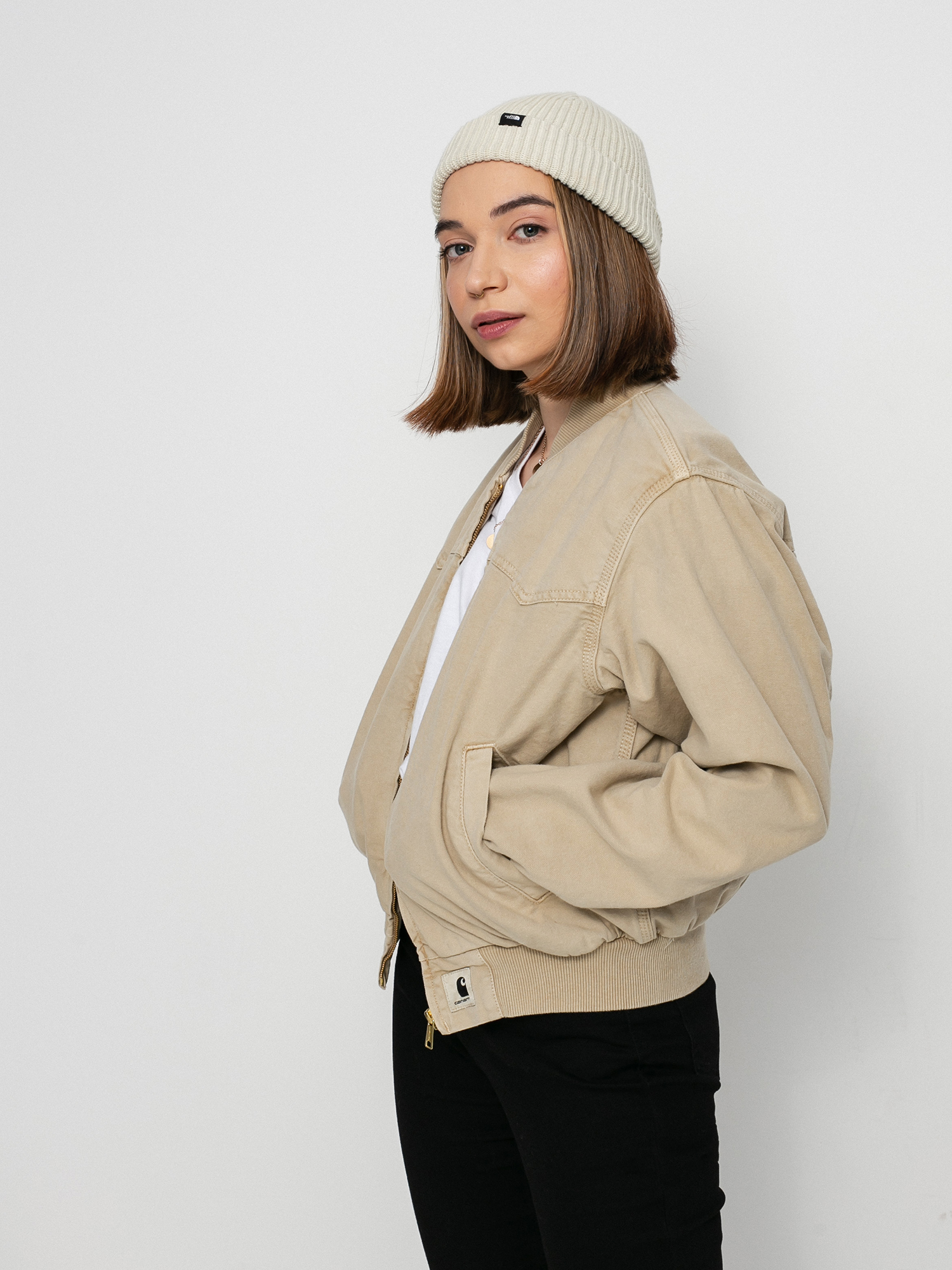 Kurtka Carhartt WIP Santa Fe Bomber Wmn (dusty h brown)