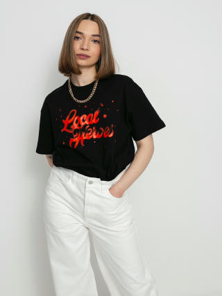T-shirt Local Heroes Lh Red Airbrush Oversized Wmn (black)