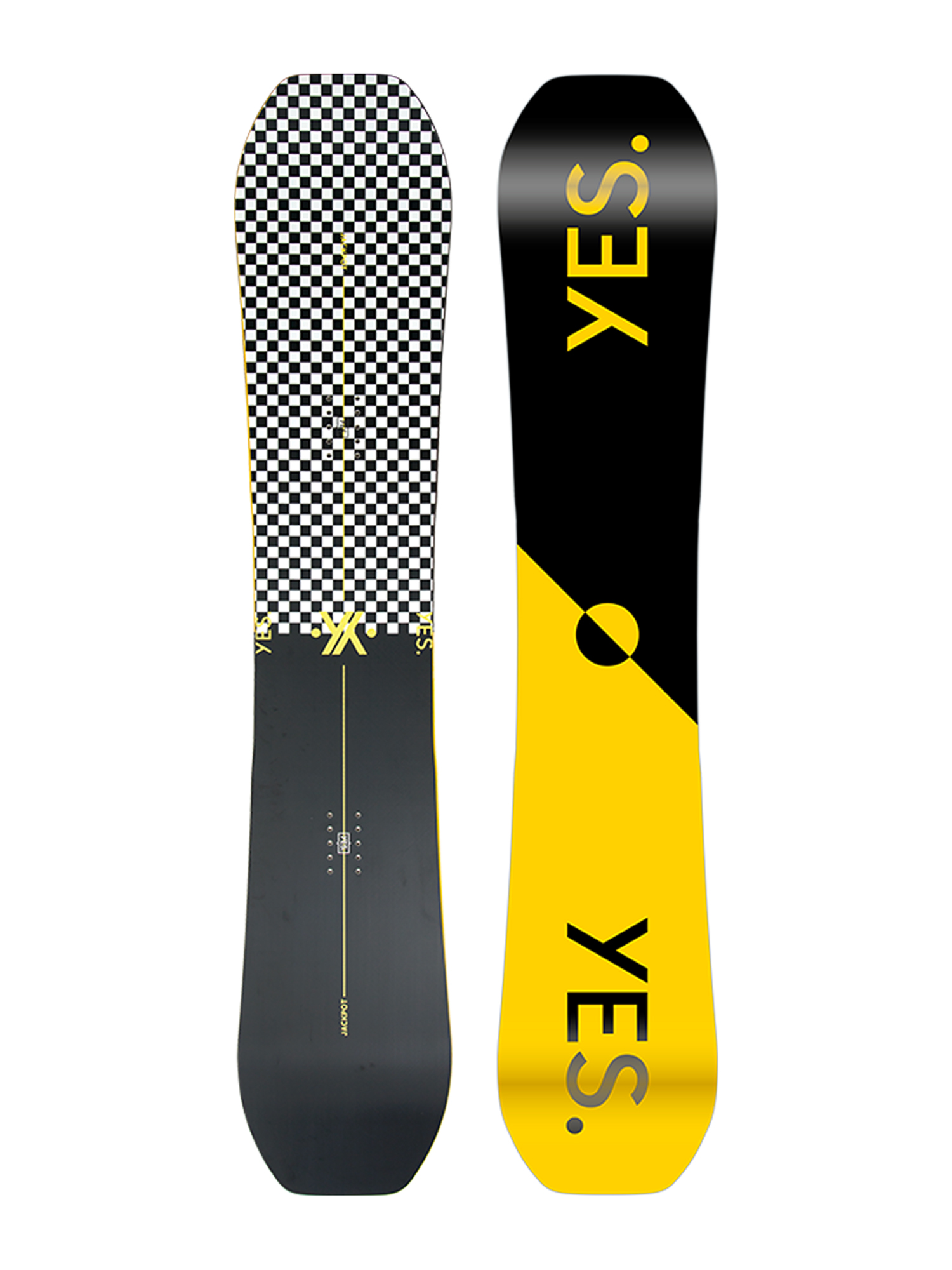 Męska Deska snowboardowa Yes Jackpot (black/yellow)