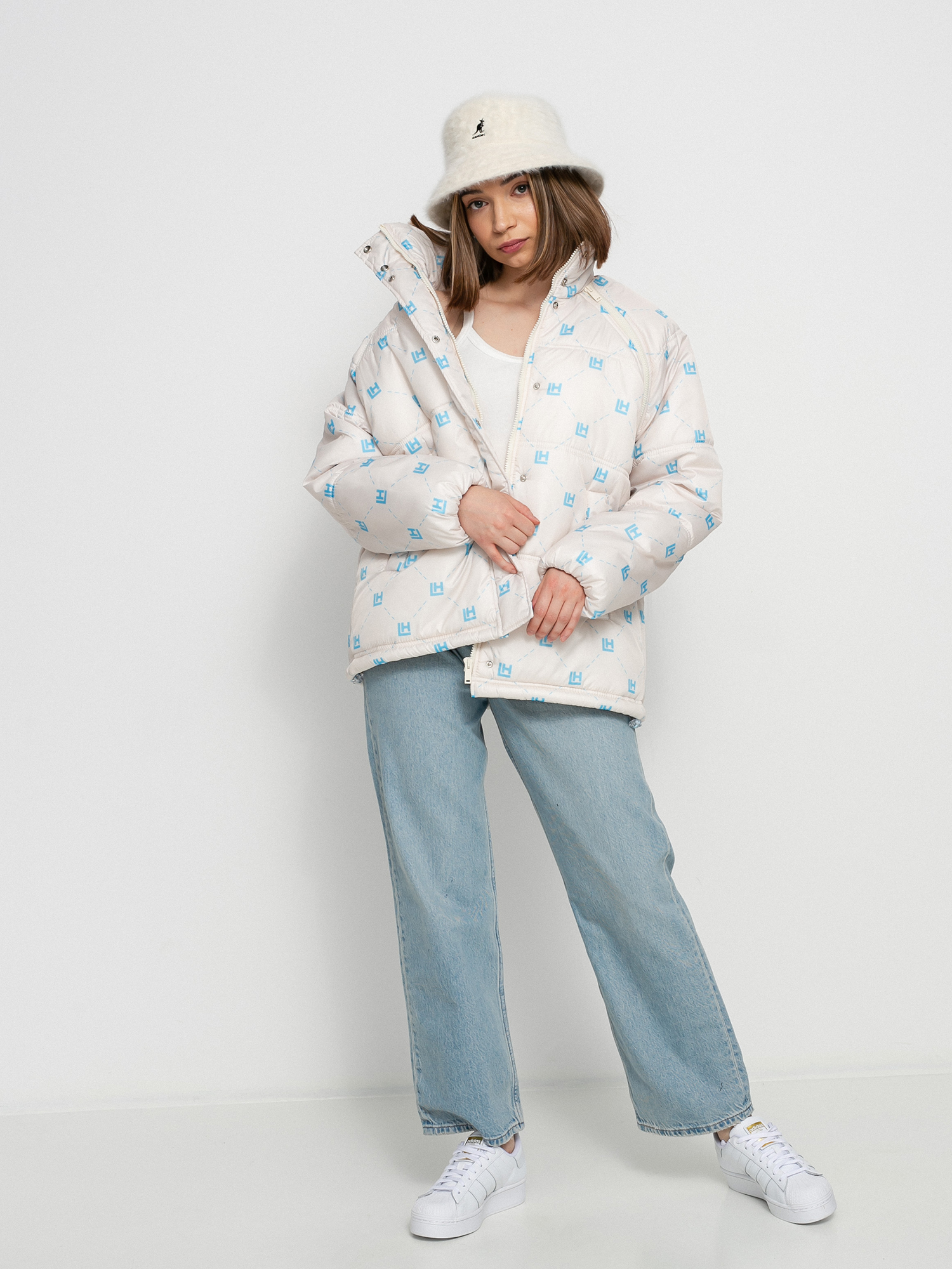 Kurtka Local Heroes Lh Monogram Puff Wmn (beige)