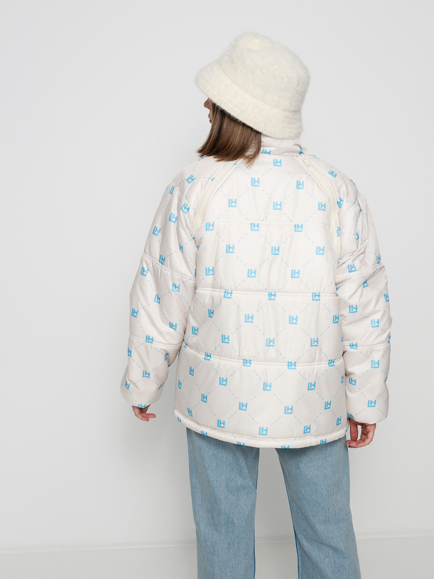 Kurtka Local Heroes Lh Monogram Puff Wmn (beige)